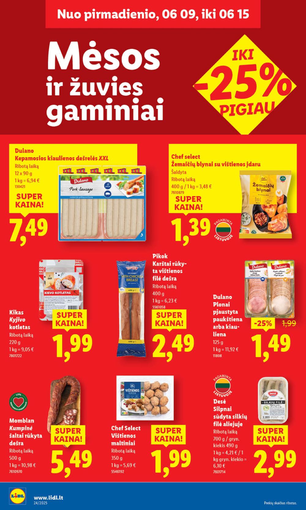 lidl - LIDL - Maisto prekių pasiūlymai (2025 06 09 - 2025 06 15) - page: 32