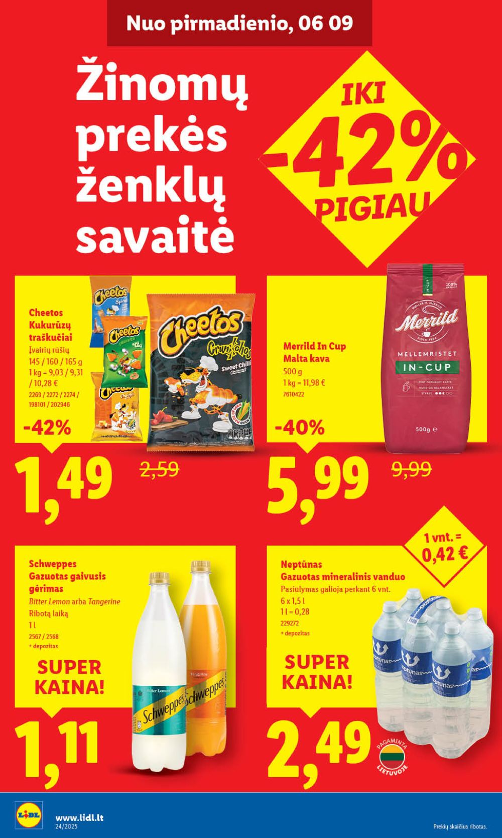 lidl - LIDL - Maisto prekių pasiūlymai (2025 06 09 - 2025 06 15) - page: 28