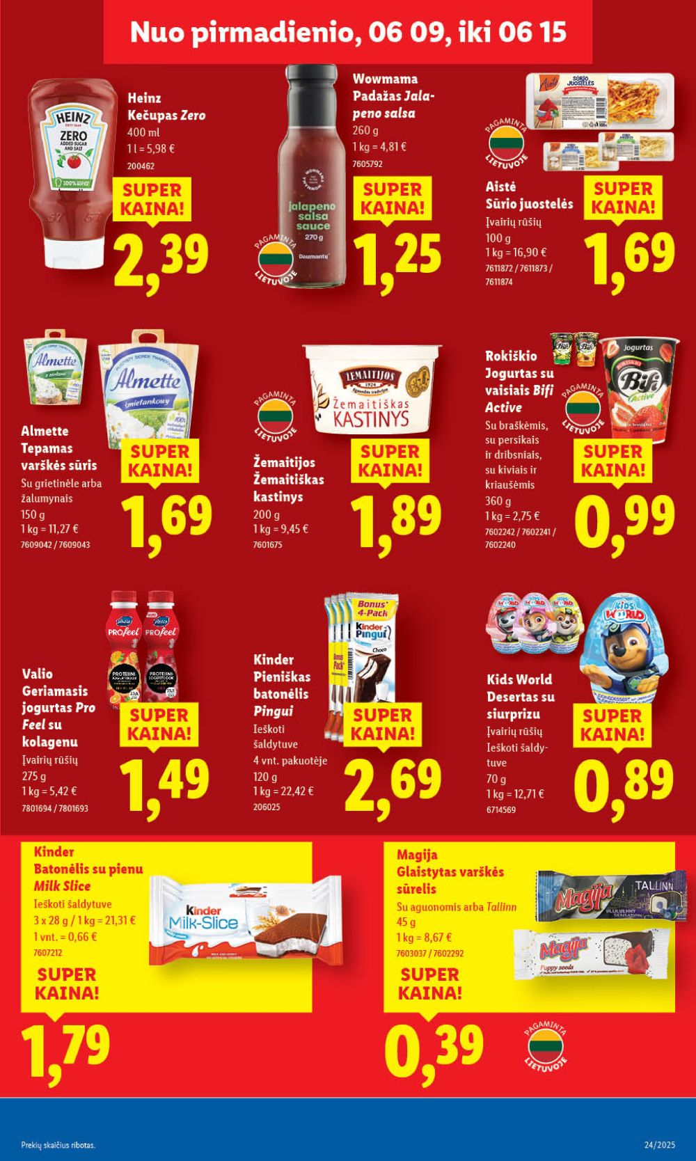 lidl - LIDL - Maisto prekių pasiūlymai (2025 06 09 - 2025 06 15) - page: 27
