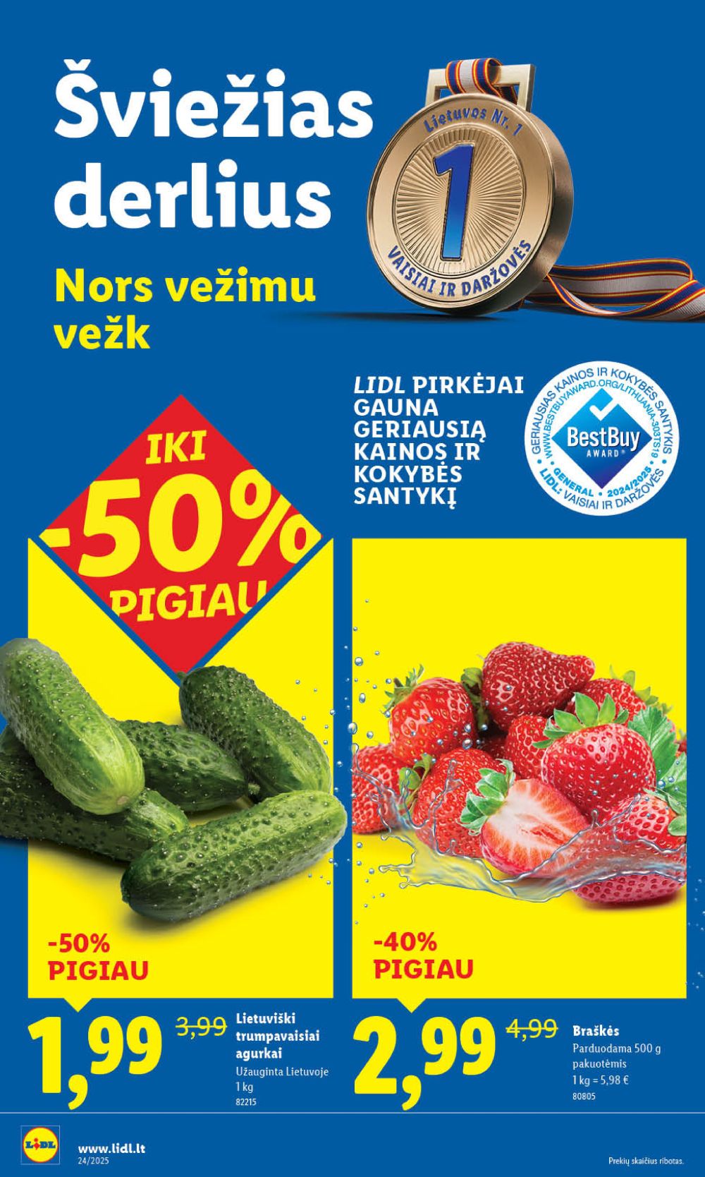 lidl - LIDL - Maisto prekių pasiūlymai (2025 06 09 - 2025 06 15) - page: 4