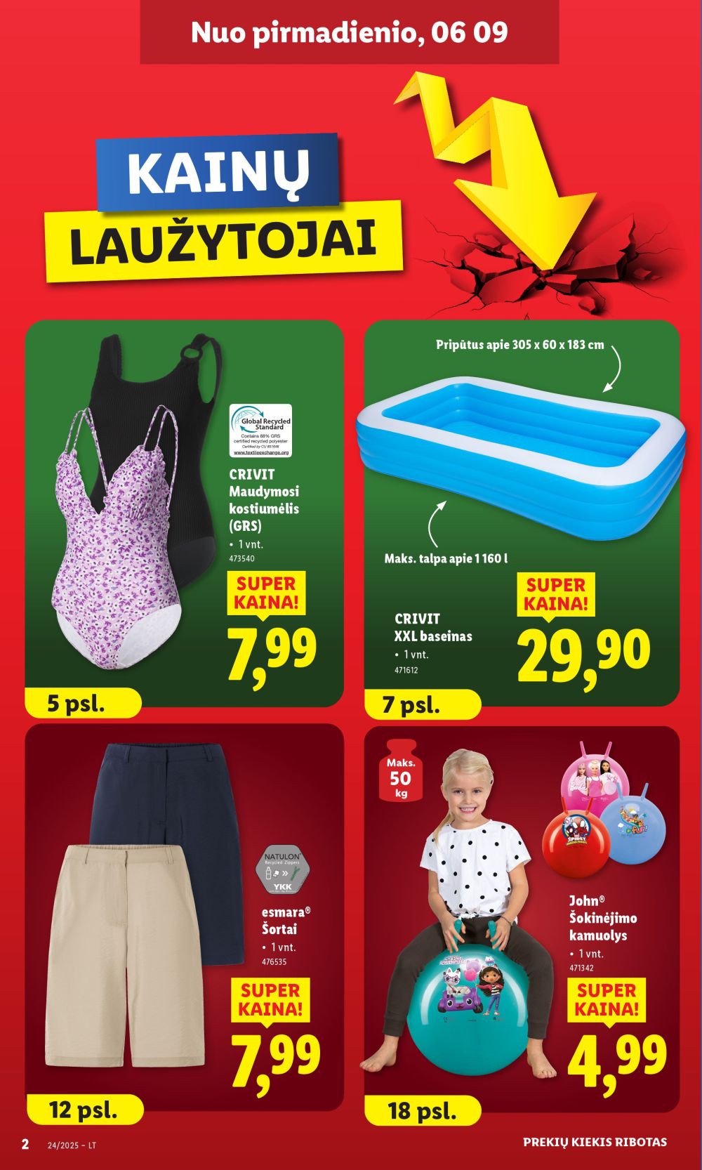 lidl - LIDL - Ne maisto prekių pasiūlymai (2025 06 09 - 2025 06 15) - page: 2 lidl - LIDL - Ne maisto prekių pasiūlymai (2025 06 09 - 2025 06 15) - page: 2