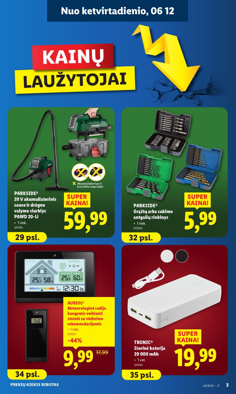 lidl - LIDL - Ne maisto prekių pasiūlymai (2025 06 09 - 2025 06 15) - page: 3 lidl - LIDL - Ne maisto prekių pasiūlymai (2025 06 09 - 2025 06 15) - page: 3