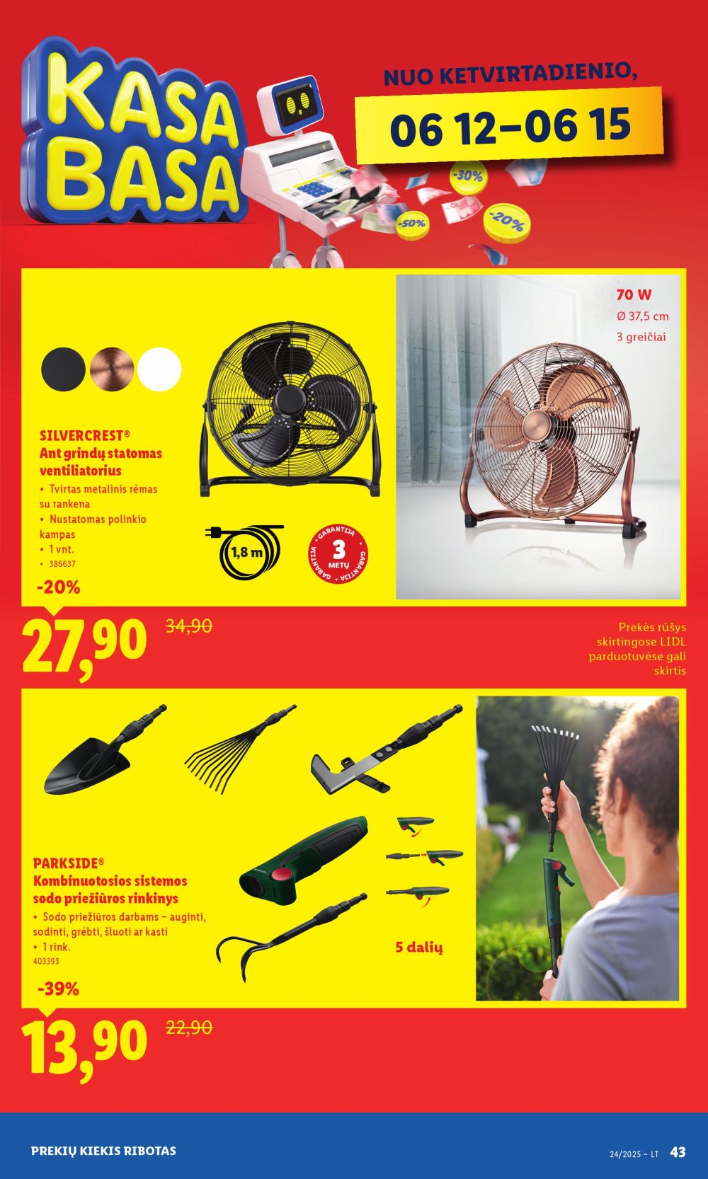 lidl - LIDL - Ne maisto prekių pasiūlymai (2025 06 09 - 2025 06 15) - page: 43 lidl - LIDL - Ne maisto prekių pasiūlymai (2025 06 09 - 2025 06 15) - page: 43