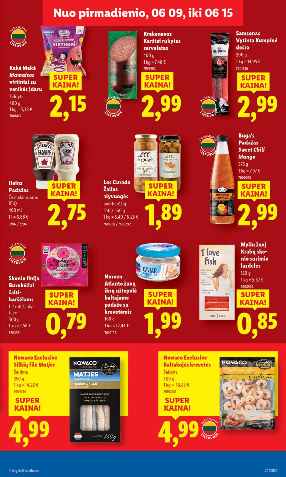 lidl - LIDL - Maisto prekių pasiūlymai (2025 06 12 - 2025 06 15) - page: 33 lidl - LIDL - Maisto prekių pasiūlymai (2025 06 12 - 2025 06 15) - page: 33