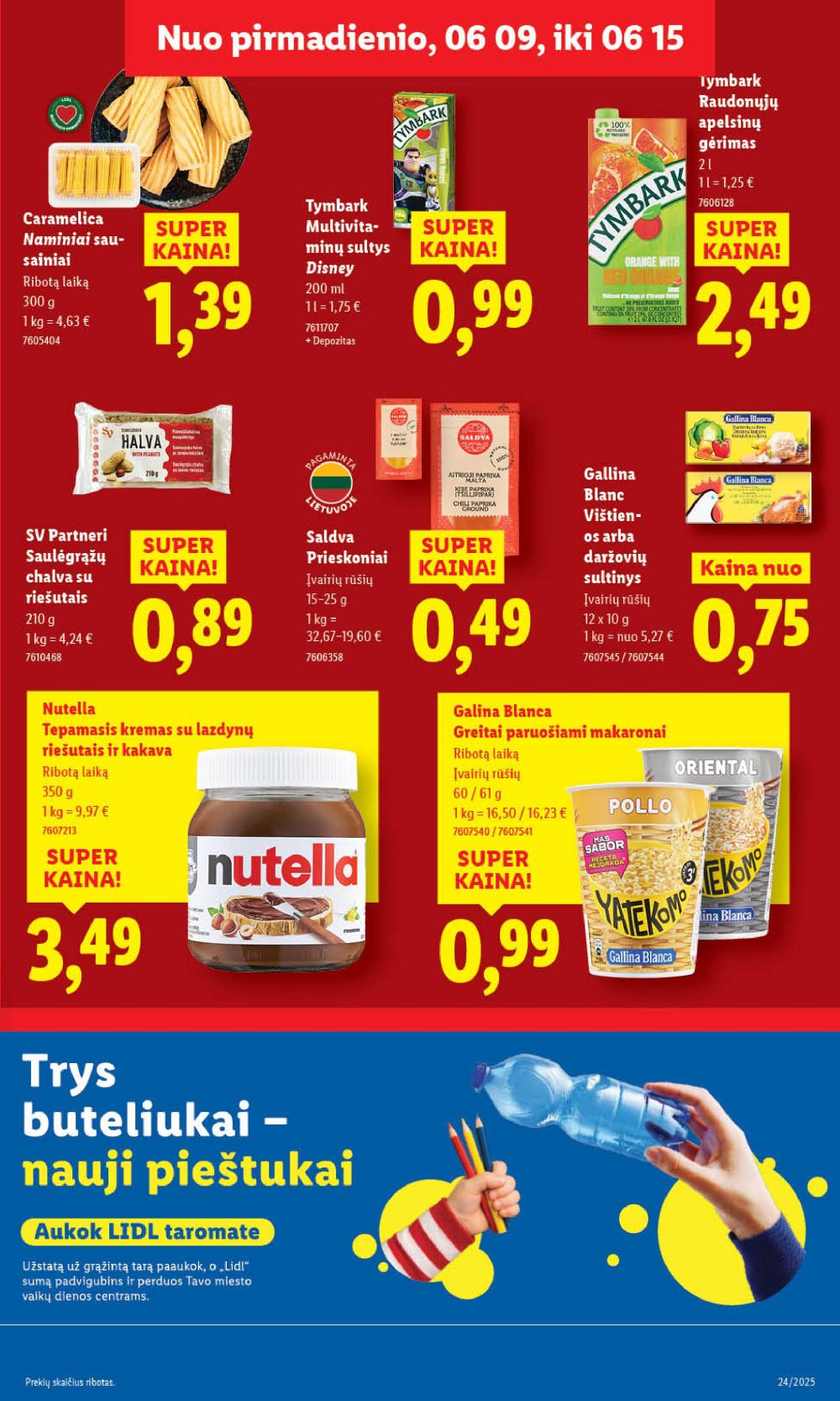 lidl - LIDL - Maisto prekių pasiūlymai (2025 06 12 - 2025 06 15) - page: 43 lidl - LIDL - Maisto prekių pasiūlymai (2025 06 12 - 2025 06 15) - page: 43