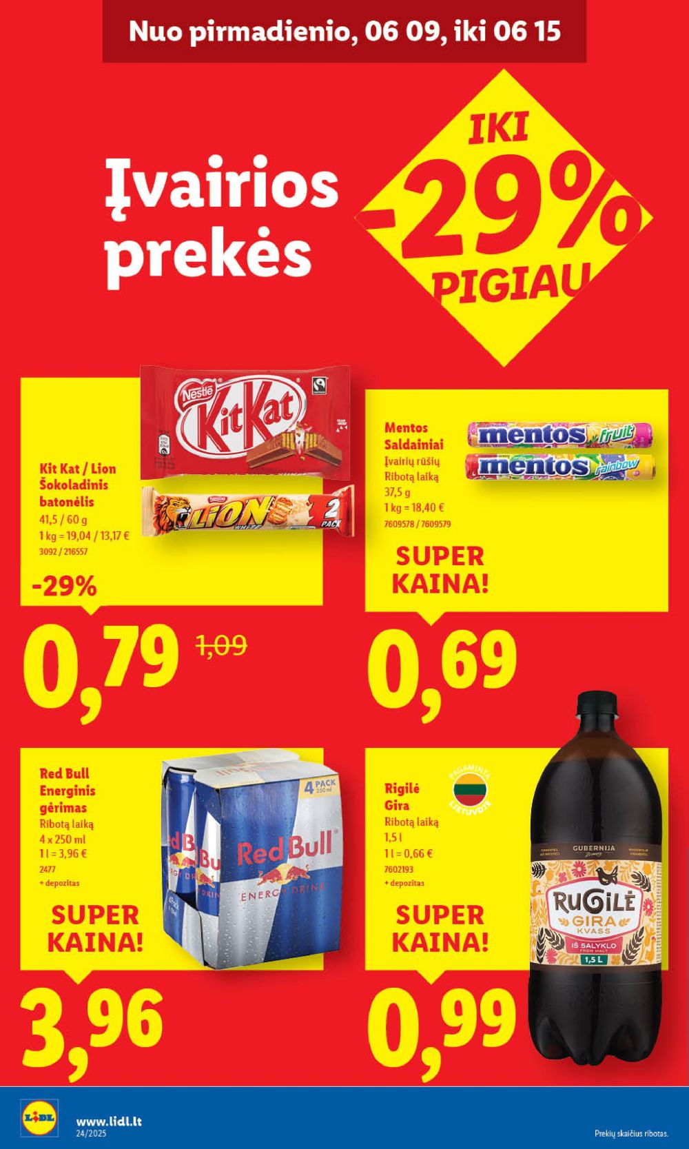 lidl - LIDL - Maisto prekių pasiūlymai (2025 06 12 - 2025 06 15) - page: 42 lidl - LIDL - Maisto prekių pasiūlymai (2025 06 12 - 2025 06 15) - page: 42