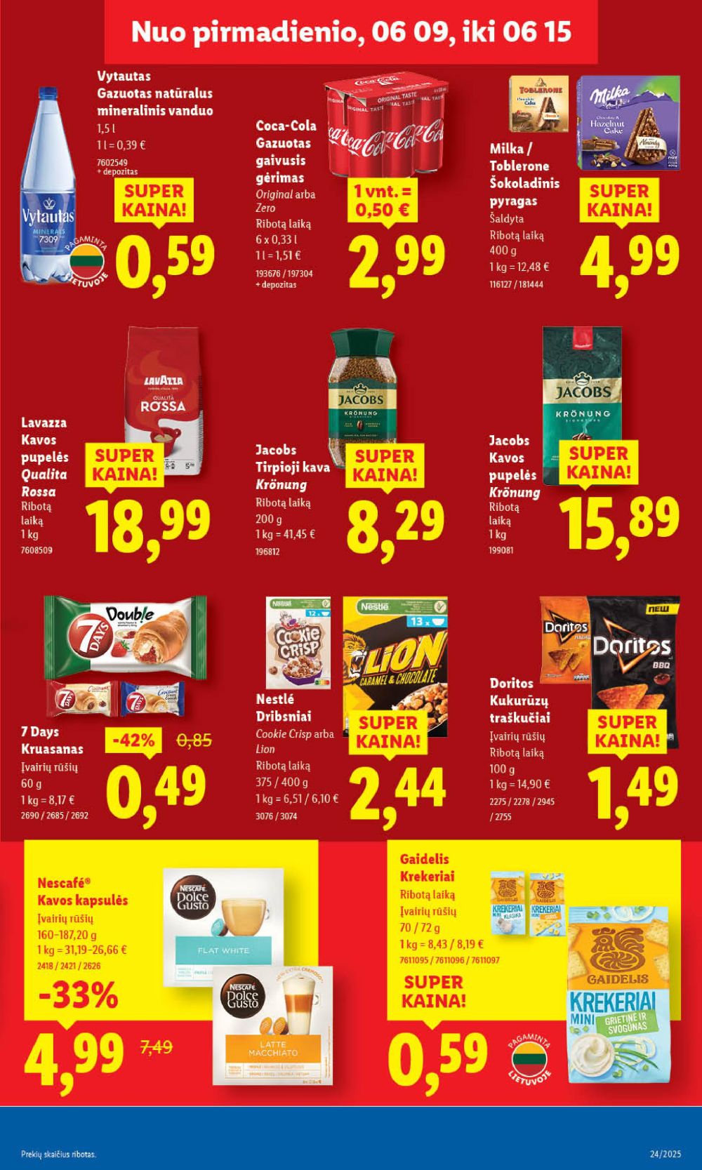 lidl - LIDL - Maisto prekių pasiūlymai (2025 06 12 - 2025 06 15) - page: 37 lidl - LIDL - Maisto prekių pasiūlymai (2025 06 12 - 2025 06 15) - page: 37