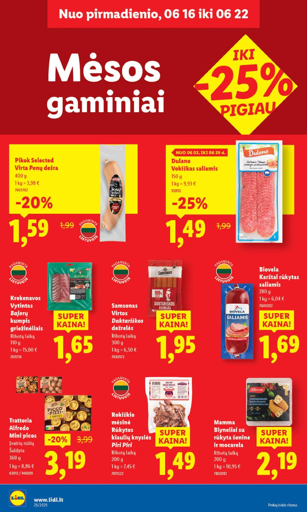 lidl - LIDL - Maisto prekių pasiūlymai (2025 06 16 - 2025 06 22) - page: 26 lidl - LIDL - Maisto prekių pasiūlymai (2025 06 16 - 2025 06 22) - page: 26