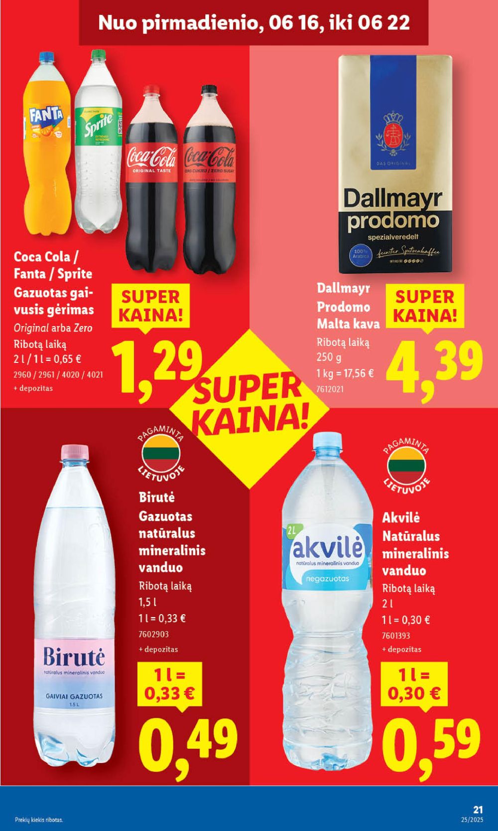 lidl - LIDL - Maisto prekių pasiūlymai (2025 06 16 - 2025 06 22) - page: 21 lidl - LIDL - Maisto prekių pasiūlymai (2025 06 16 - 2025 06 22) - page: 21