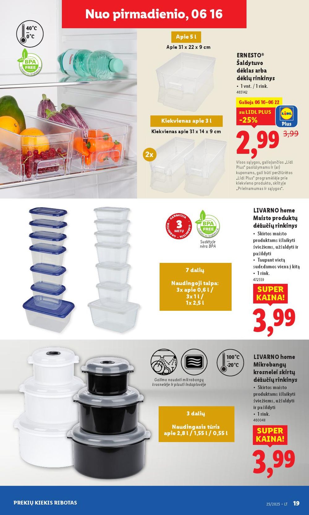 lidl - LIDL - Ne maisto prekių pasiūlymai (2025 06 16 - 2025 06 22) - page: 19 lidl - LIDL - Ne maisto prekių pasiūlymai (2025 06 16 - 2025 06 22) - page: 19