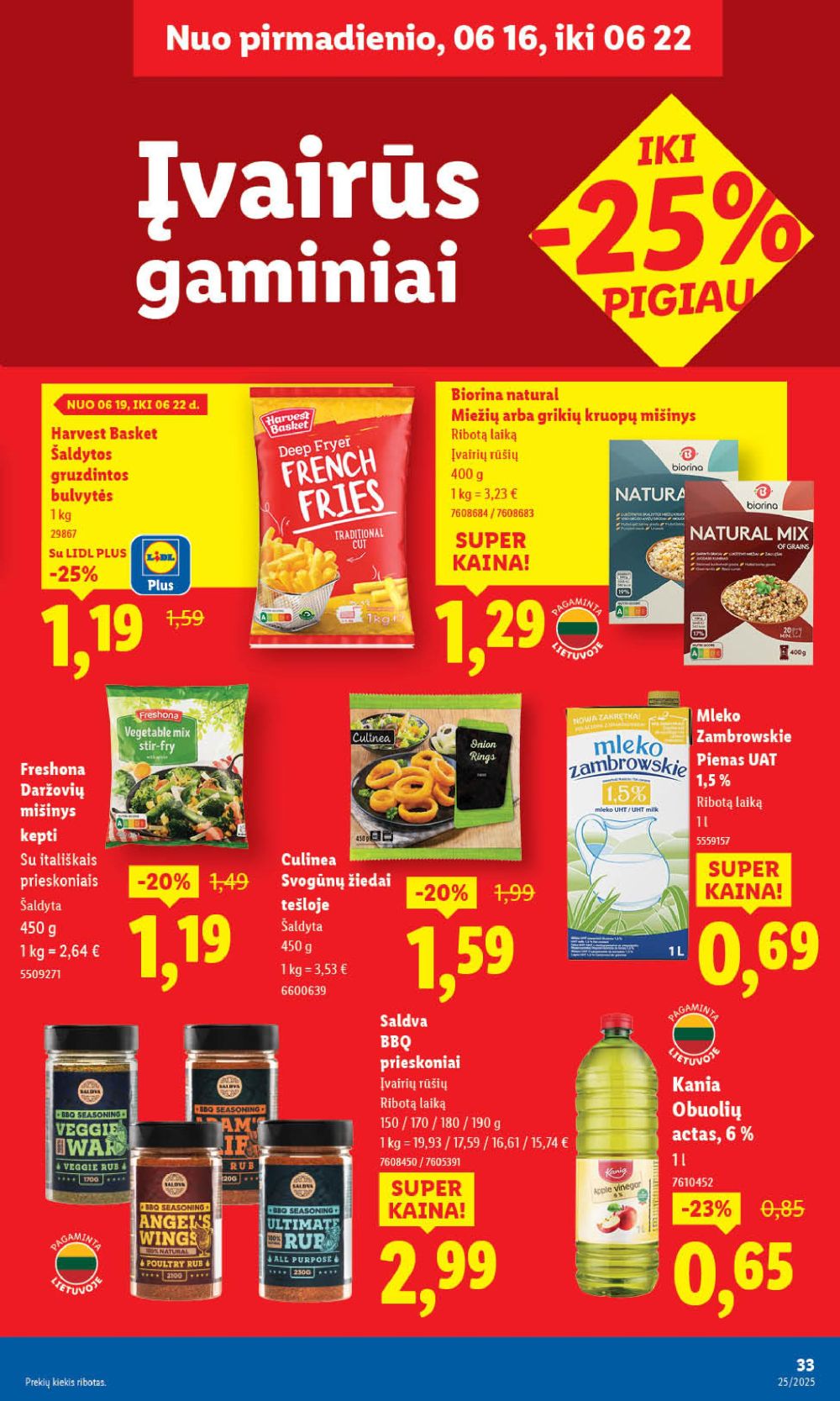 lidl - LIDL - Maisto prekių pasiūlymai (2025 06 19 - 2025 06 22) - page: 45 lidl - LIDL - Maisto prekių pasiūlymai (2025 06 19 - 2025 06 22) - page: 45
