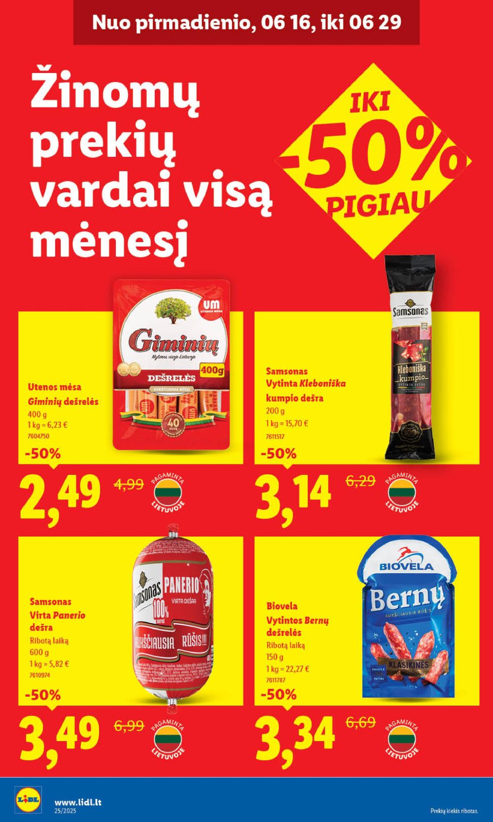 lidl - LIDL - Maisto prekių pasiūlymai (2025 06 19 - 2025 06 22) - page: 36 lidl - LIDL - Maisto prekių pasiūlymai (2025 06 19 - 2025 06 22) - page: 36