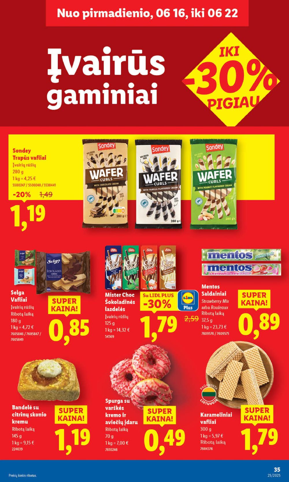 lidl - LIDL - Maisto prekių pasiūlymai (2025 06 19 - 2025 06 22) - page: 47 lidl - LIDL - Maisto prekių pasiūlymai (2025 06 19 - 2025 06 22) - page: 47