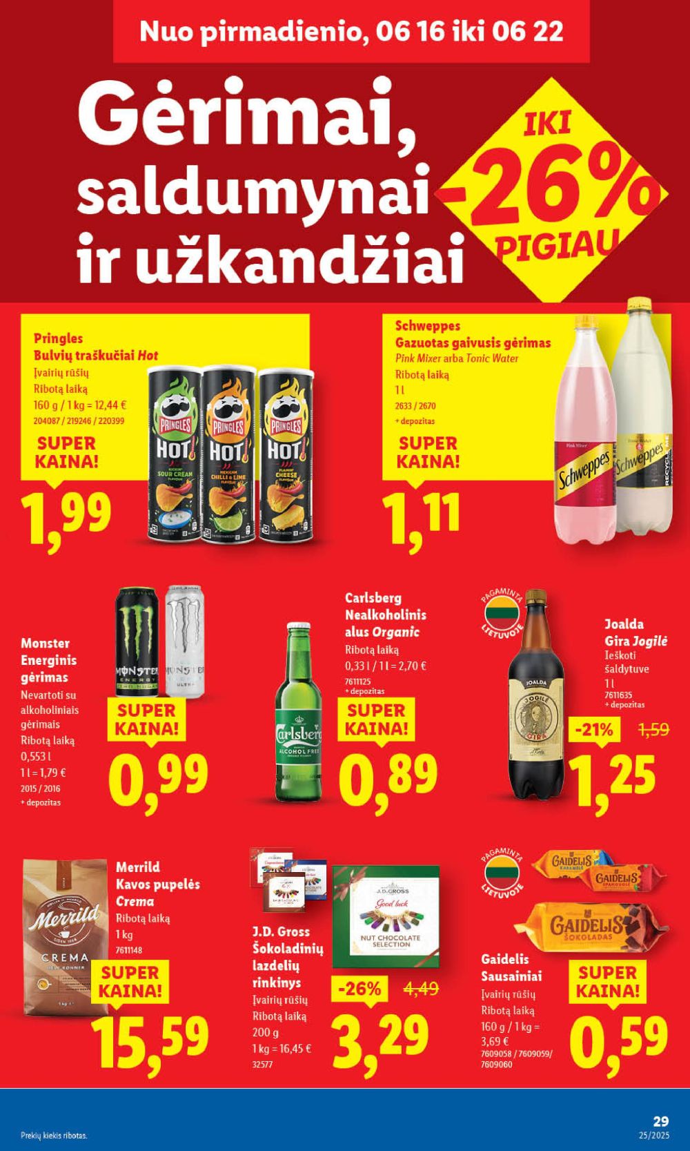 lidl - LIDL - Maisto prekių pasiūlymai (2025 06 19 - 2025 06 22) - page: 41 lidl - LIDL - Maisto prekių pasiūlymai (2025 06 19 - 2025 06 22) - page: 41