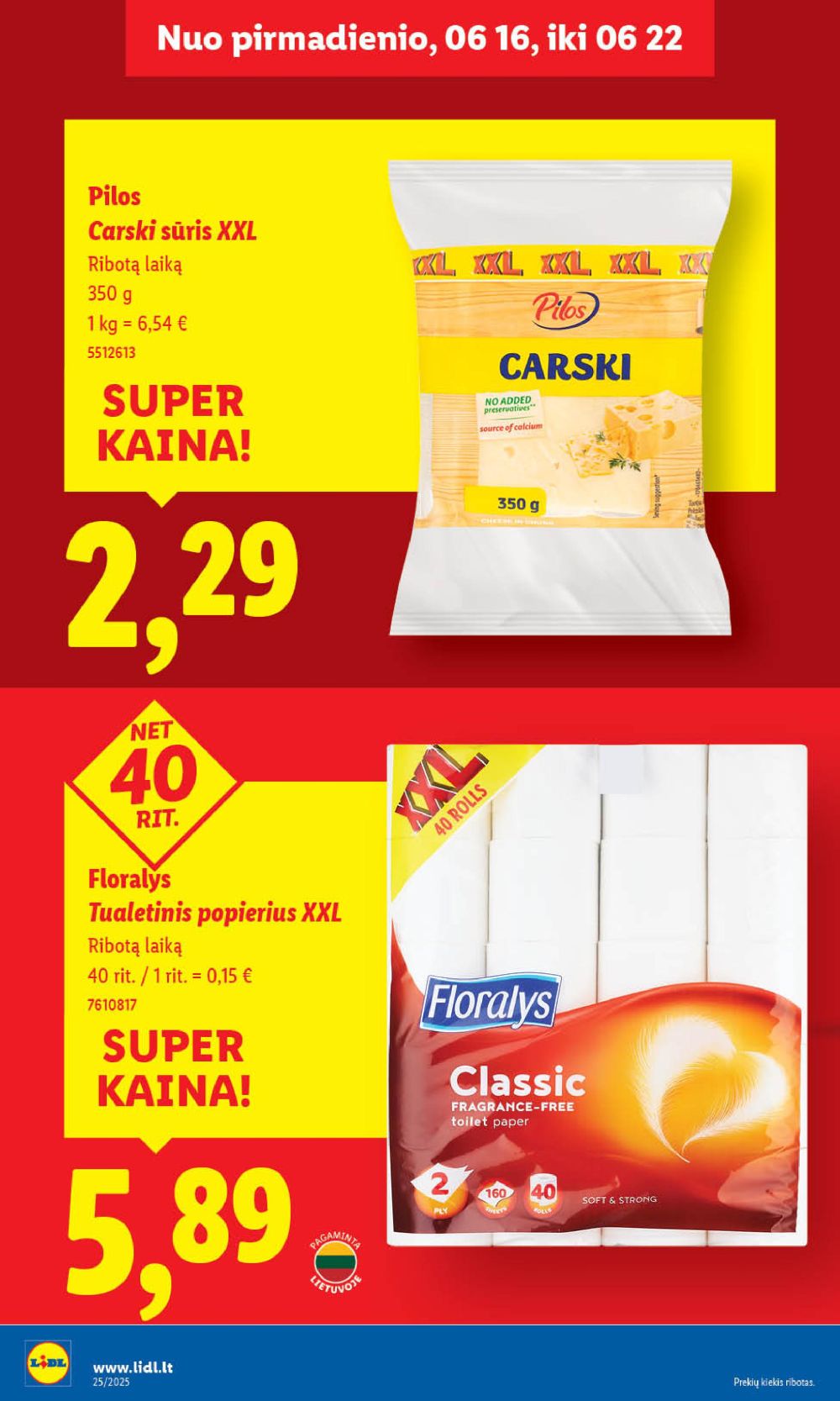 lidl - LIDL - Maisto prekių pasiūlymai (2025 06 19 - 2025 06 22) - page: 34 lidl - LIDL - Maisto prekių pasiūlymai (2025 06 19 - 2025 06 22) - page: 34