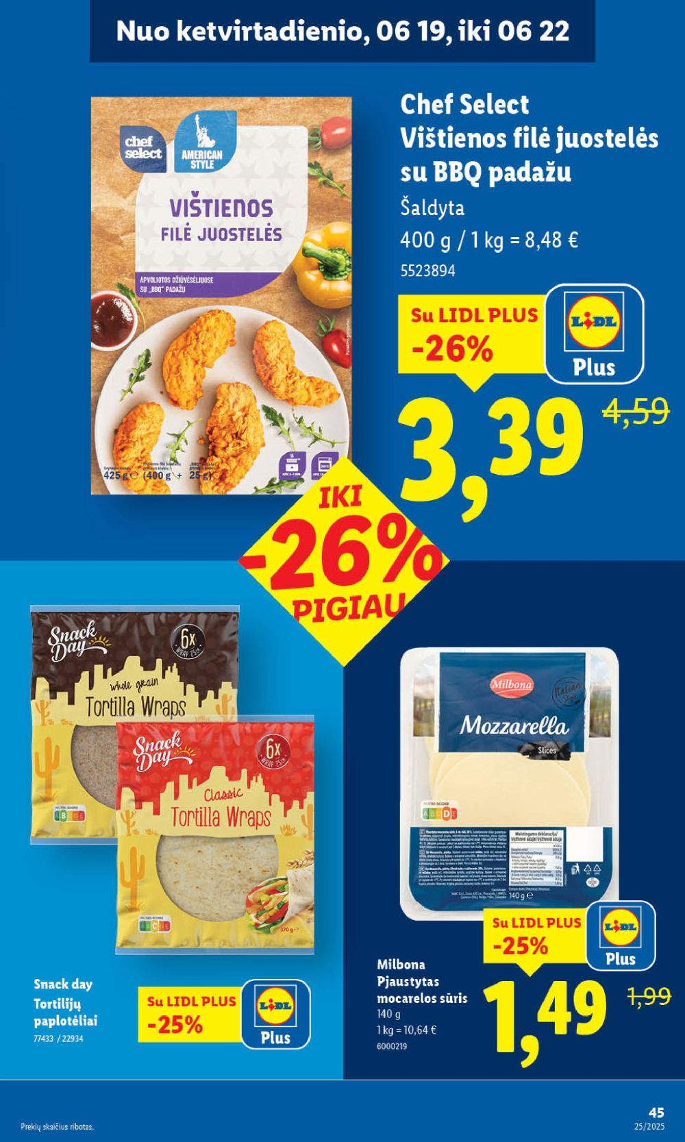lidl - LIDL - Maisto prekių pasiūlymai (2025 06 19 - 2025 06 22) - page: 11 lidl - LIDL - Maisto prekių pasiūlymai (2025 06 19 - 2025 06 22) - page: 11