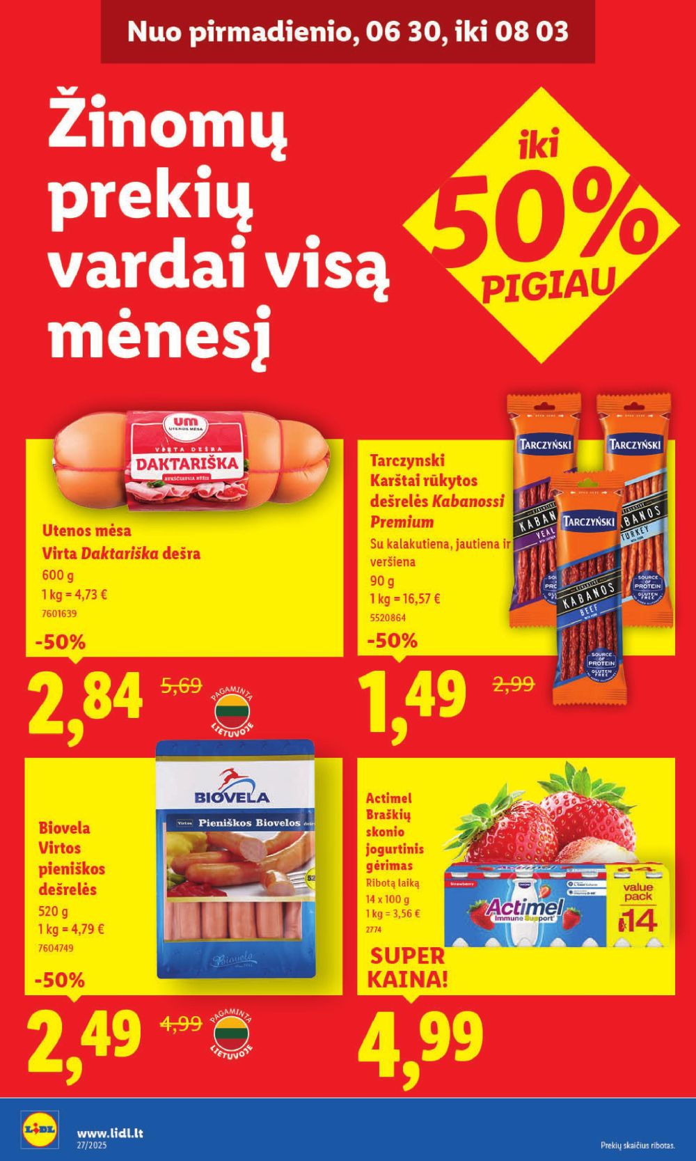 lidl - LIDL - Maisto prekių pasiūlymai (2025 07 03 - 2025 07 06) - page: 36 lidl - LIDL - Maisto prekių pasiūlymai (2025 07 03 - 2025 07 06) - page: 36