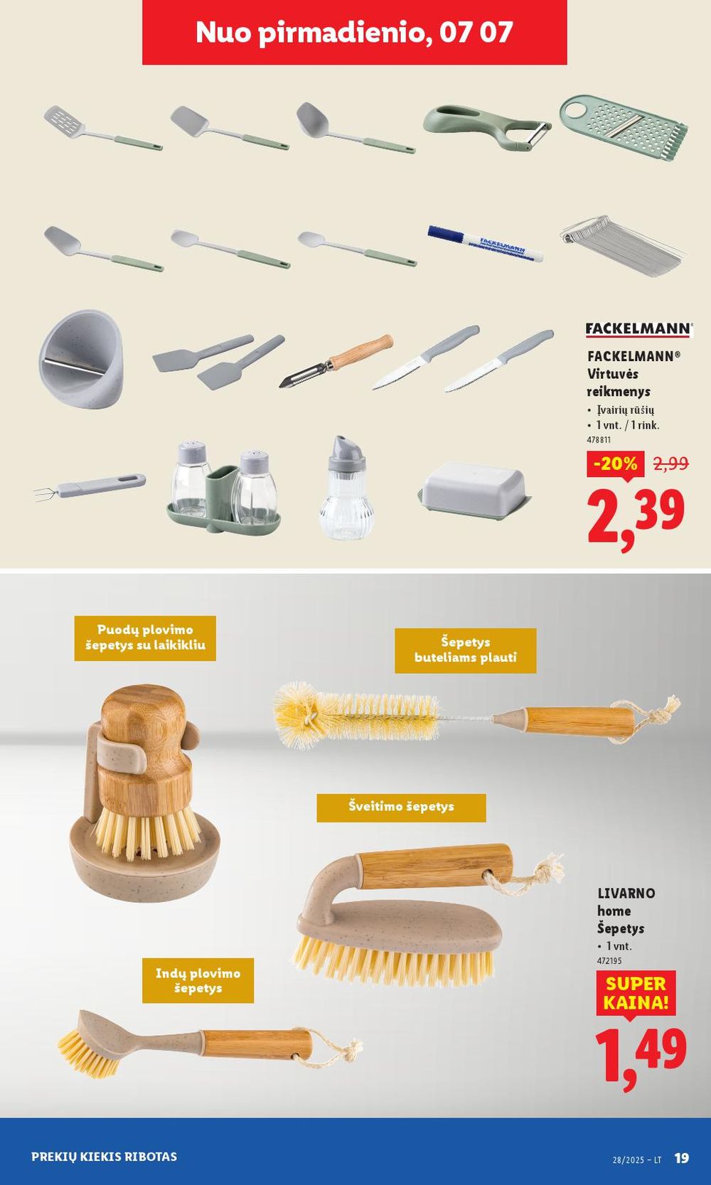 lidl - LIDL - Ne maisto prekių pasiūlymai (2025 07 07 - 2025 07 13) - page: 19 lidl - LIDL - Ne maisto prekių pasiūlymai (2025 07 07 - 2025 07 13) - page: 19