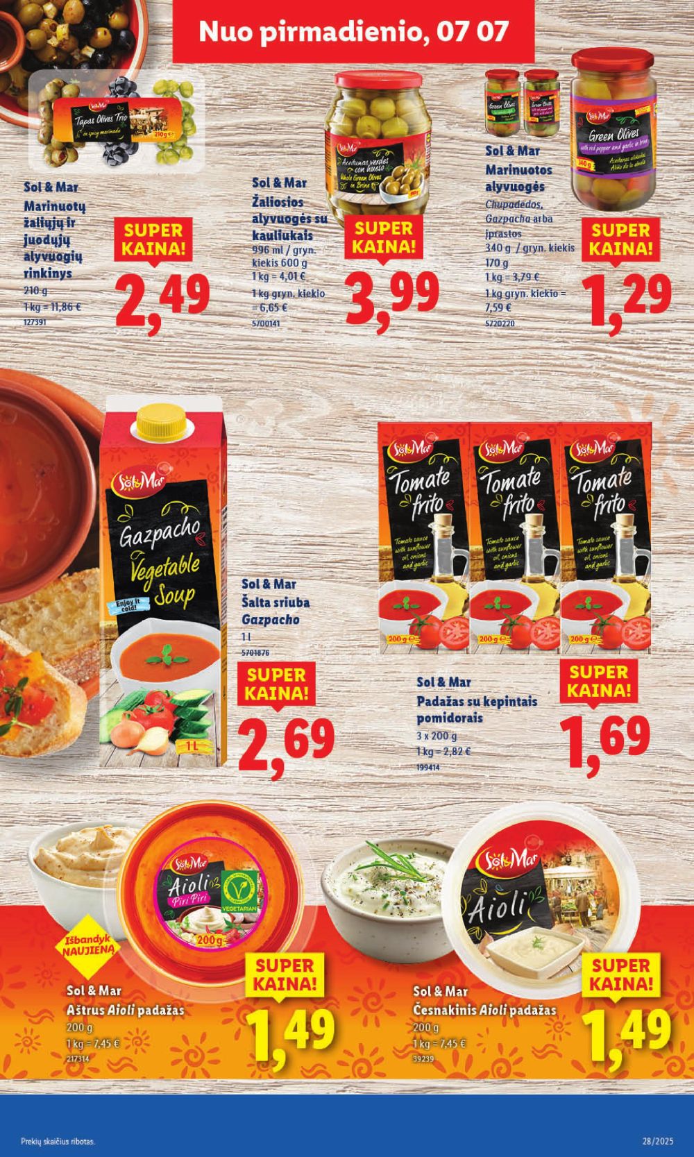 lidl - LIDL - Maisto prekių pasiūlymai (2025 07 10 - 2025 07 13) - page: 23 lidl - LIDL - Maisto prekių pasiūlymai (2025 07 10 - 2025 07 13) - page: 23