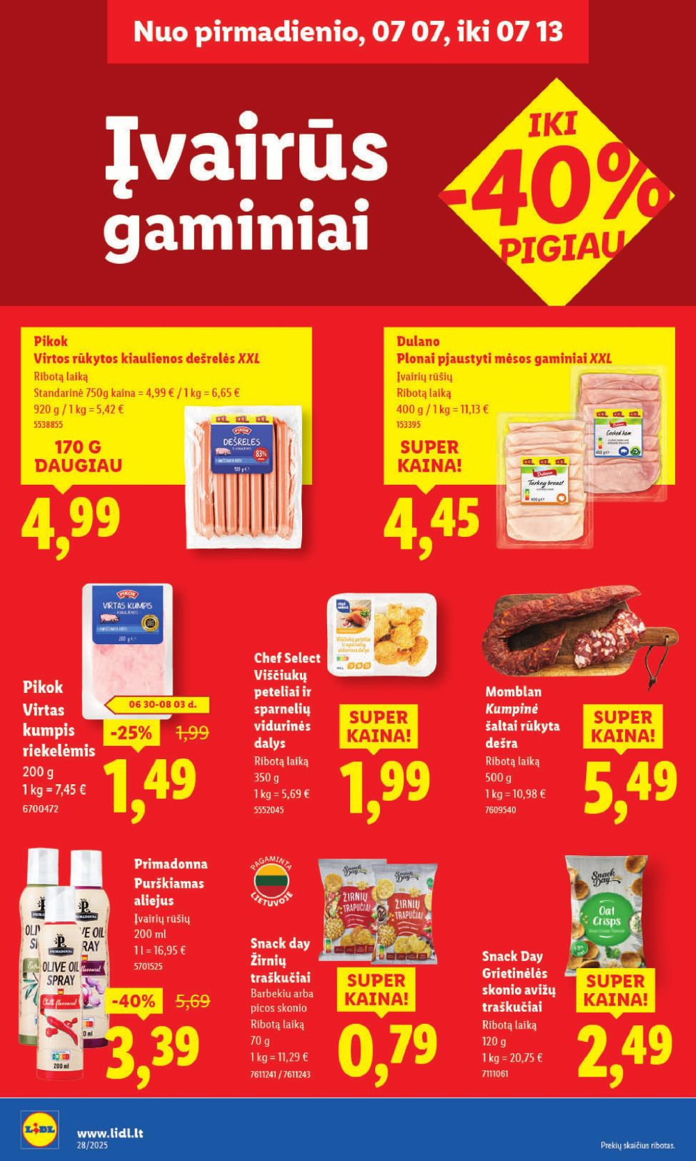 lidl - LIDL - Maisto prekių pasiūlymai (2025 07 10 - 2025 07 13) - page: 48 lidl - LIDL - Maisto prekių pasiūlymai (2025 07 10 - 2025 07 13) - page: 48