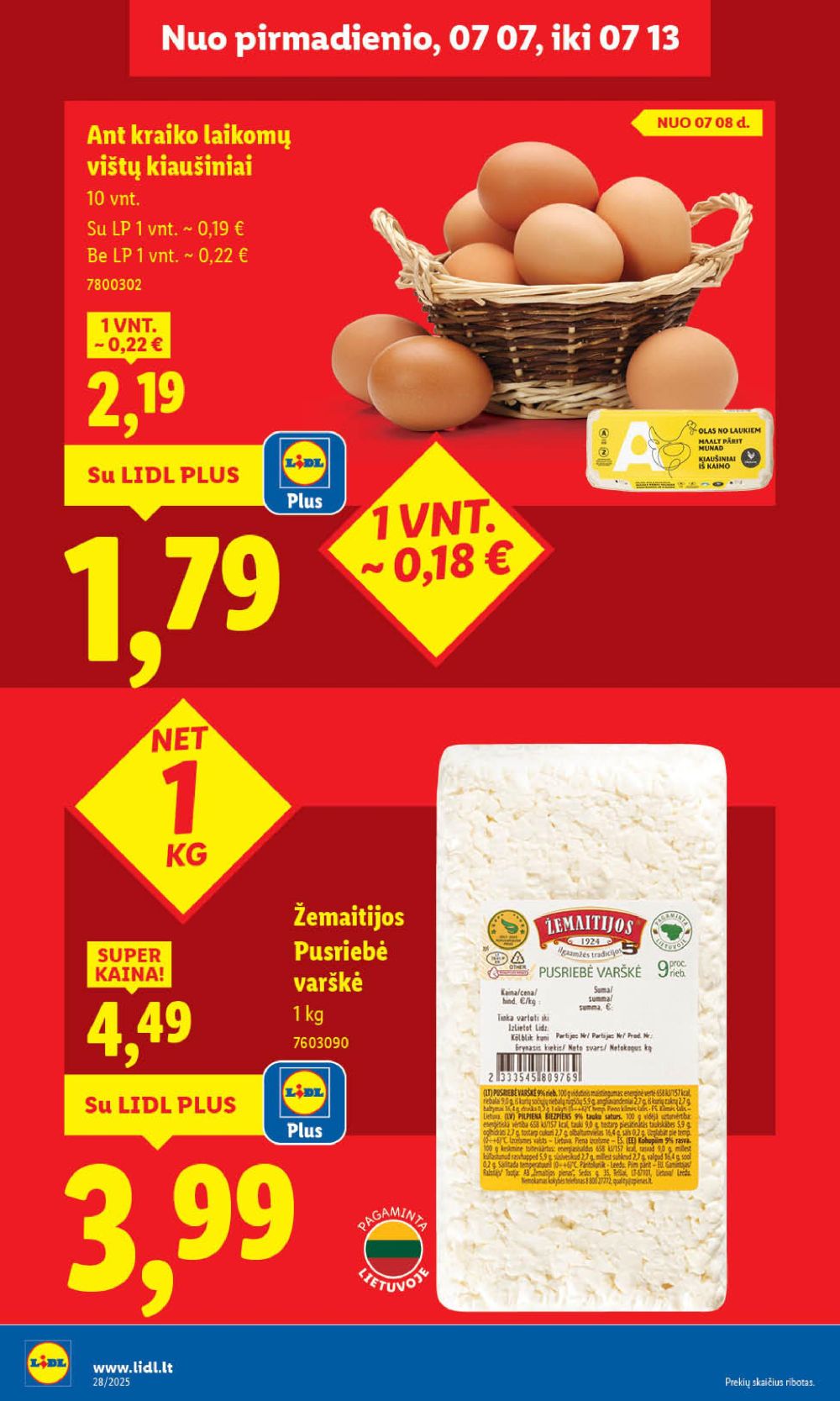 lidl - LIDL - Maisto prekių pasiūlymai (2025 07 10 - 2025 07 13) - page: 34 lidl - LIDL - Maisto prekių pasiūlymai (2025 07 10 - 2025 07 13) - page: 34