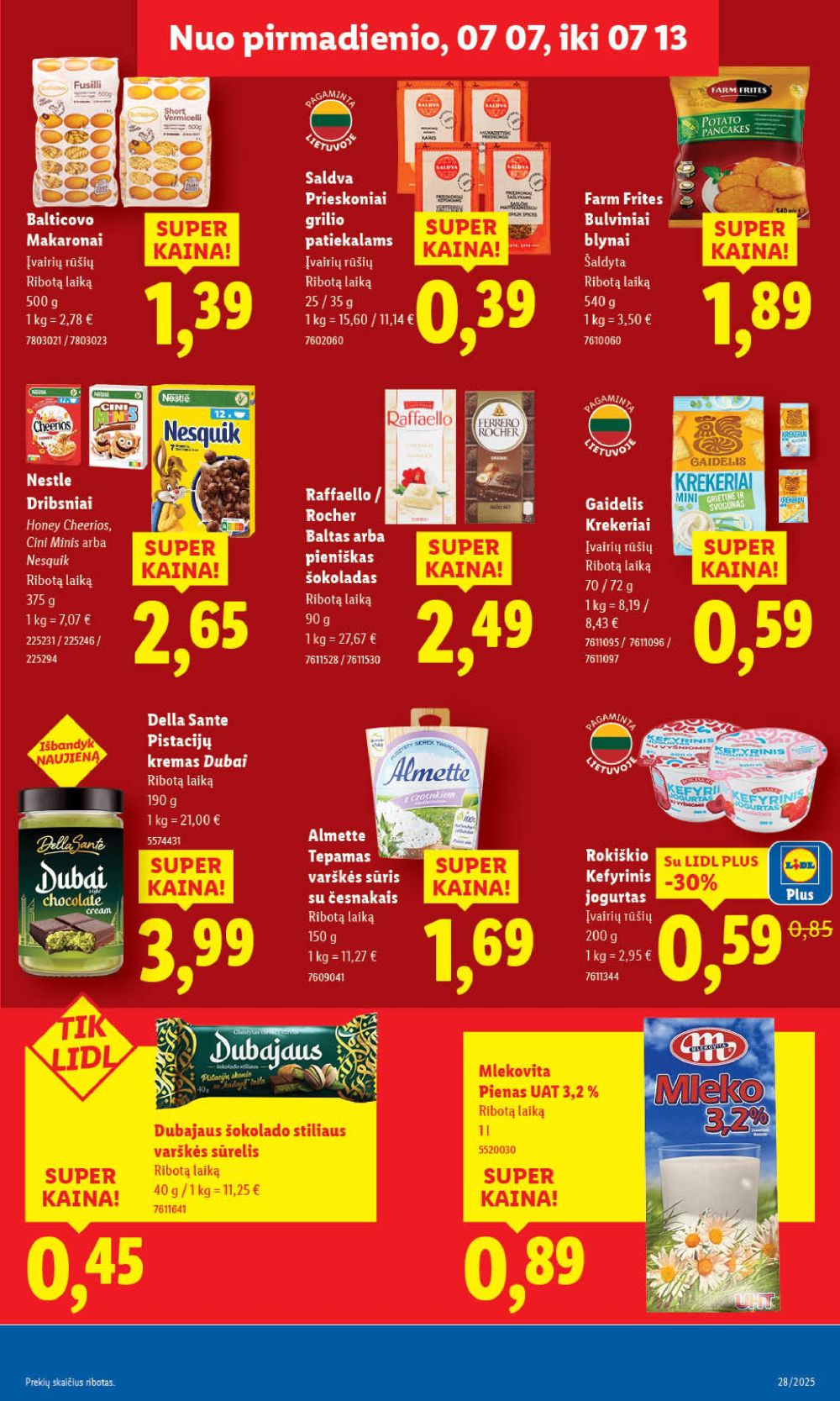 lidl - LIDL - Maisto prekių pasiūlymai (2025 07 10 - 2025 07 13) - page: 43 lidl - LIDL - Maisto prekių pasiūlymai (2025 07 10 - 2025 07 13) - page: 43