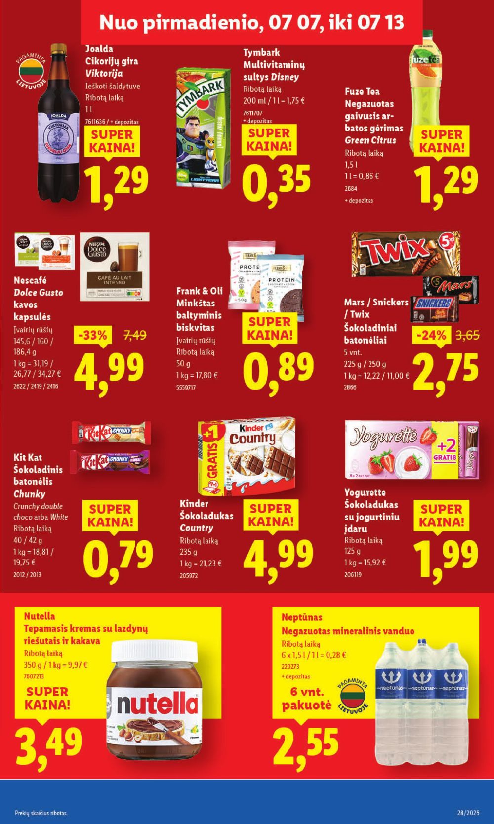 lidl - LIDL - Maisto prekių pasiūlymai (2025 07 10 - 2025 07 13) - page: 45 lidl - LIDL - Maisto prekių pasiūlymai (2025 07 10 - 2025 07 13) - page: 45