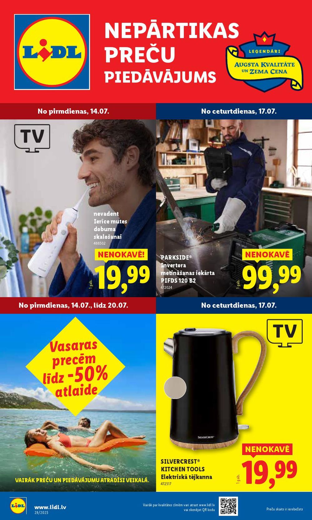 lidl - LIDL - Ne maisto prekių pasiūlymai (2025 07 14 - 2025 07 20)