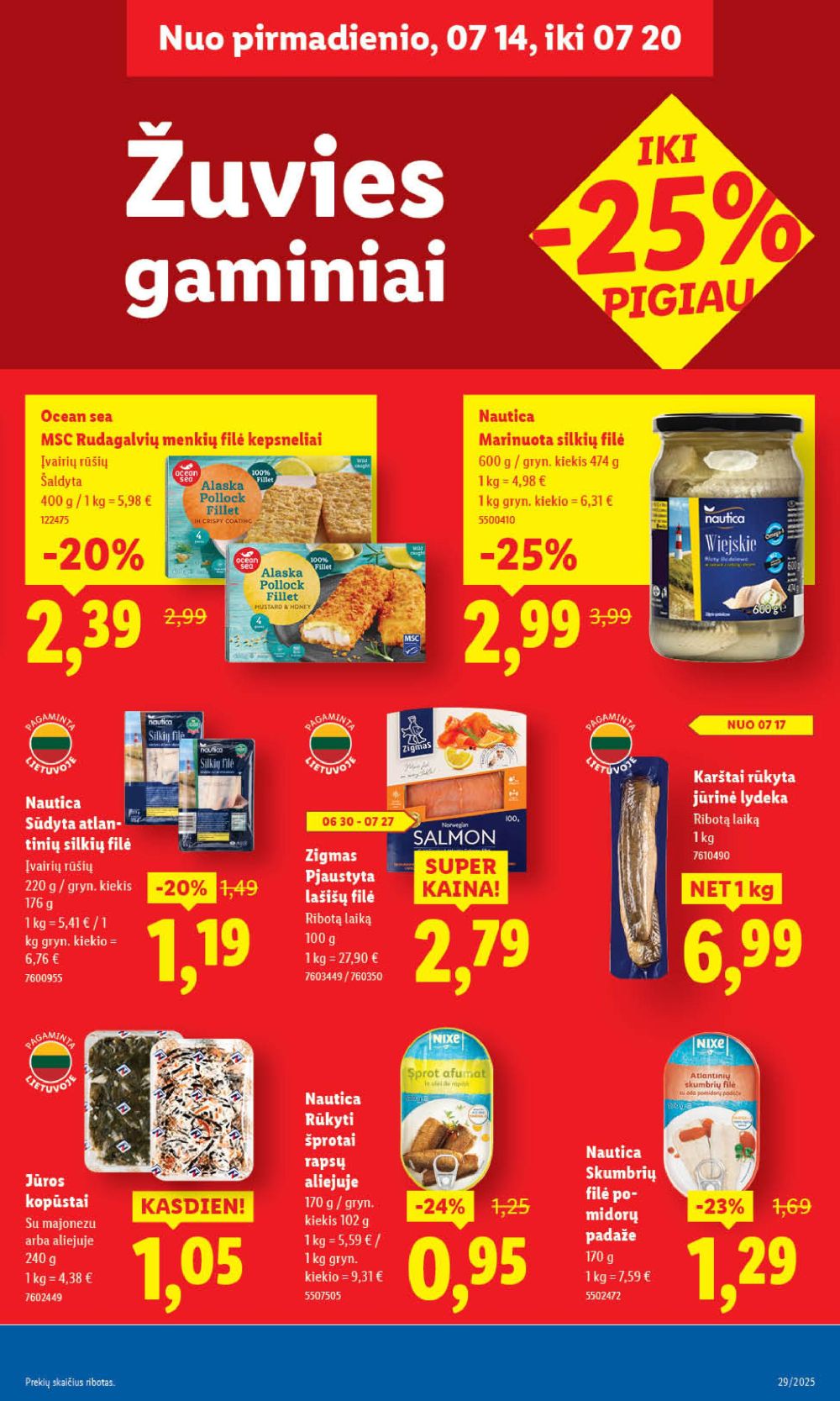 lidl - LIDL - Maisto prekių pasiūlymai (2025 07 17 - 2025 07 20) - page: 39 lidl - LIDL - Maisto prekių pasiūlymai (2025 07 17 - 2025 07 20) - page: 39