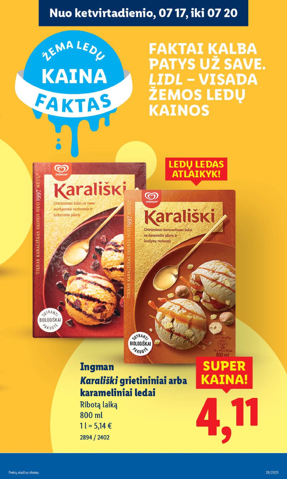 lidl - LIDL - Maisto prekių pasiūlymai (2025 07 17 - 2025 07 20) - page: 4 lidl - LIDL - Maisto prekių pasiūlymai (2025 07 17 - 2025 07 20) - page: 4