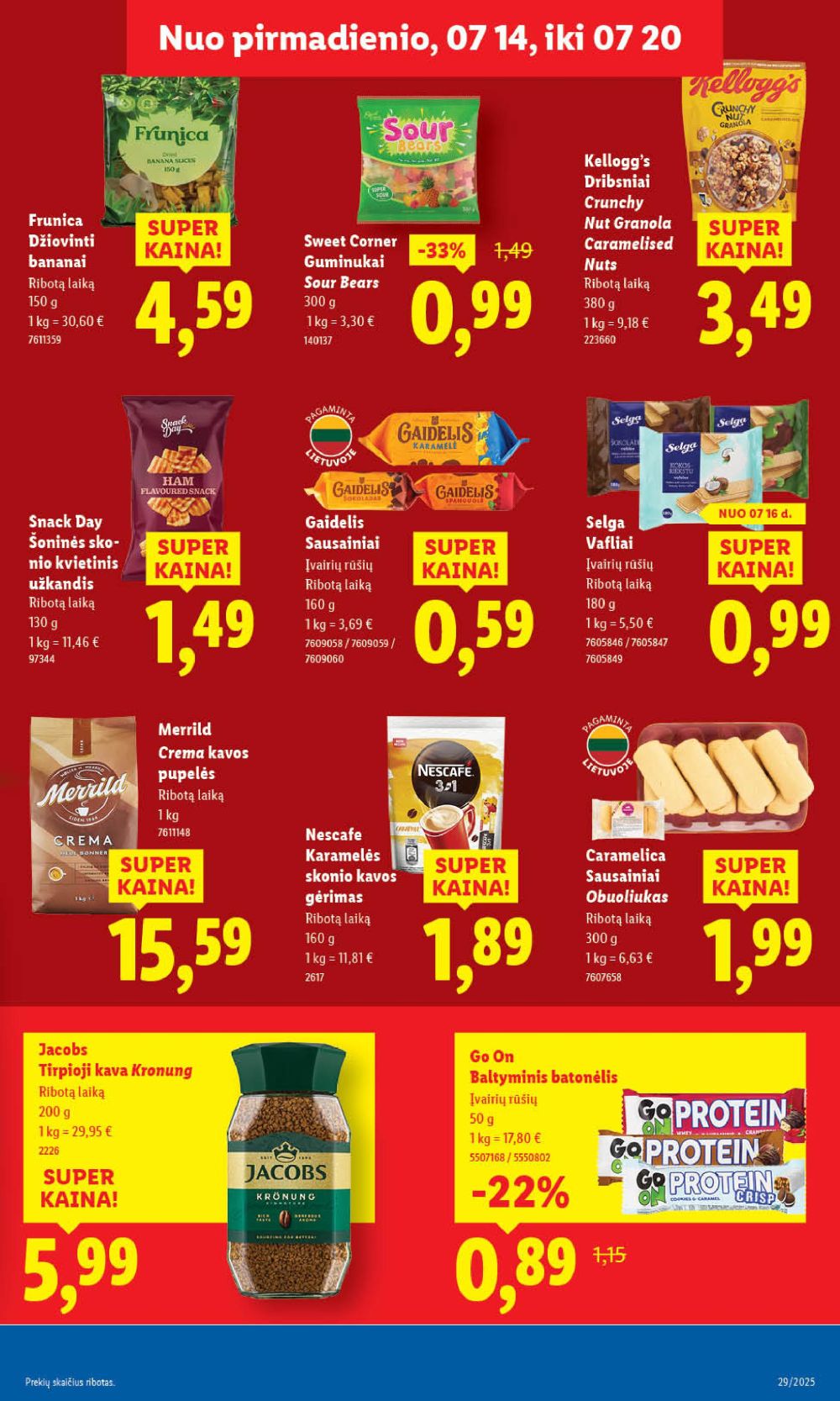 lidl - LIDL - Maisto prekių pasiūlymai (2025 07 17 - 2025 07 20) - page: 41 lidl - LIDL - Maisto prekių pasiūlymai (2025 07 17 - 2025 07 20) - page: 41