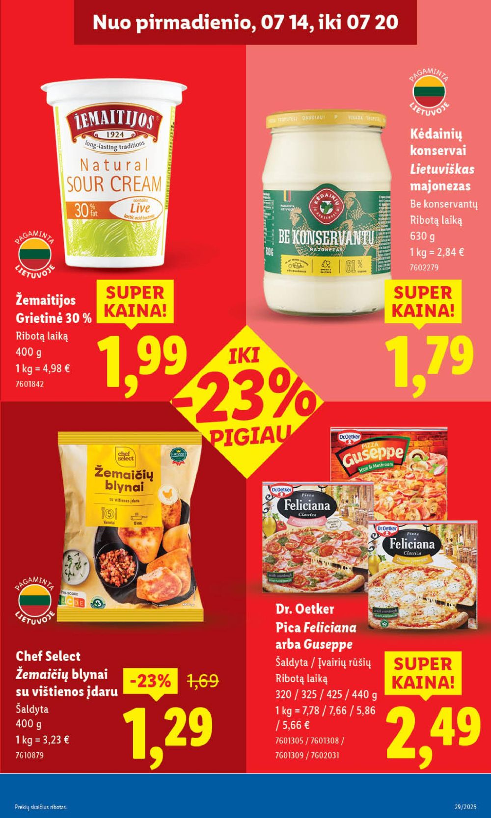 lidl - LIDL - Maisto prekių pasiūlymai (2025 07 17 - 2025 07 20) - page: 33 lidl - LIDL - Maisto prekių pasiūlymai (2025 07 17 - 2025 07 20) - page: 33