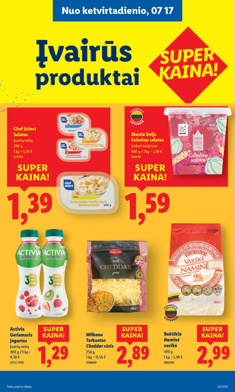 lidl - LIDL - Maisto prekių pasiūlymai (2025 07 17 - 2025 07 20) - page: 18 lidl - LIDL - Maisto prekių pasiūlymai (2025 07 17 - 2025 07 20) - page: 18