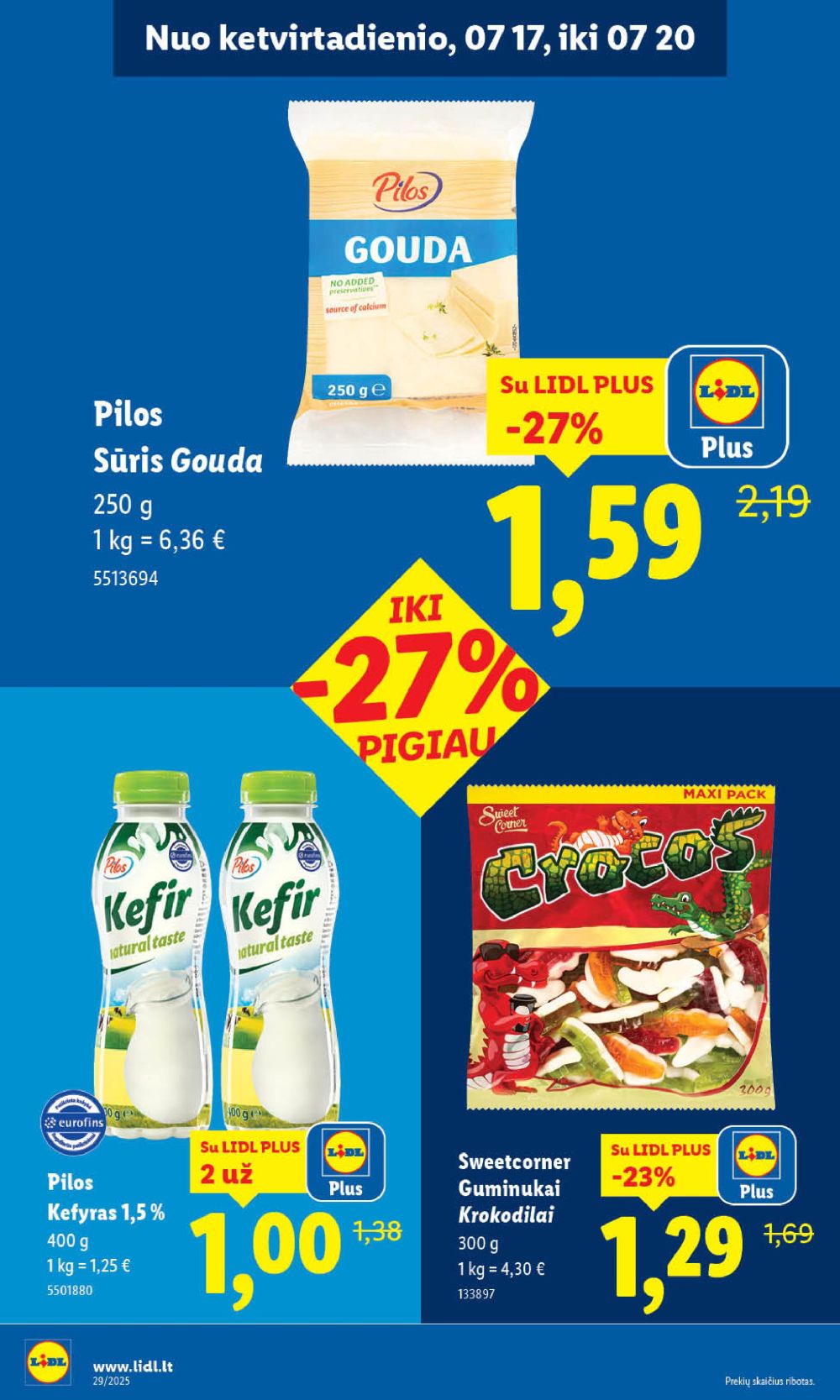 lidl - LIDL - Maisto prekių pasiūlymai (2025 07 17 - 2025 07 20) - page: 17 lidl - LIDL - Maisto prekių pasiūlymai (2025 07 17 - 2025 07 20) - page: 17