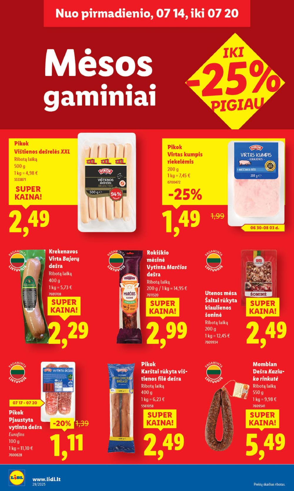 lidl - LIDL - Maisto prekių pasiūlymai (2025 07 17 - 2025 07 20) - page: 38 lidl - LIDL - Maisto prekių pasiūlymai (2025 07 17 - 2025 07 20) - page: 38