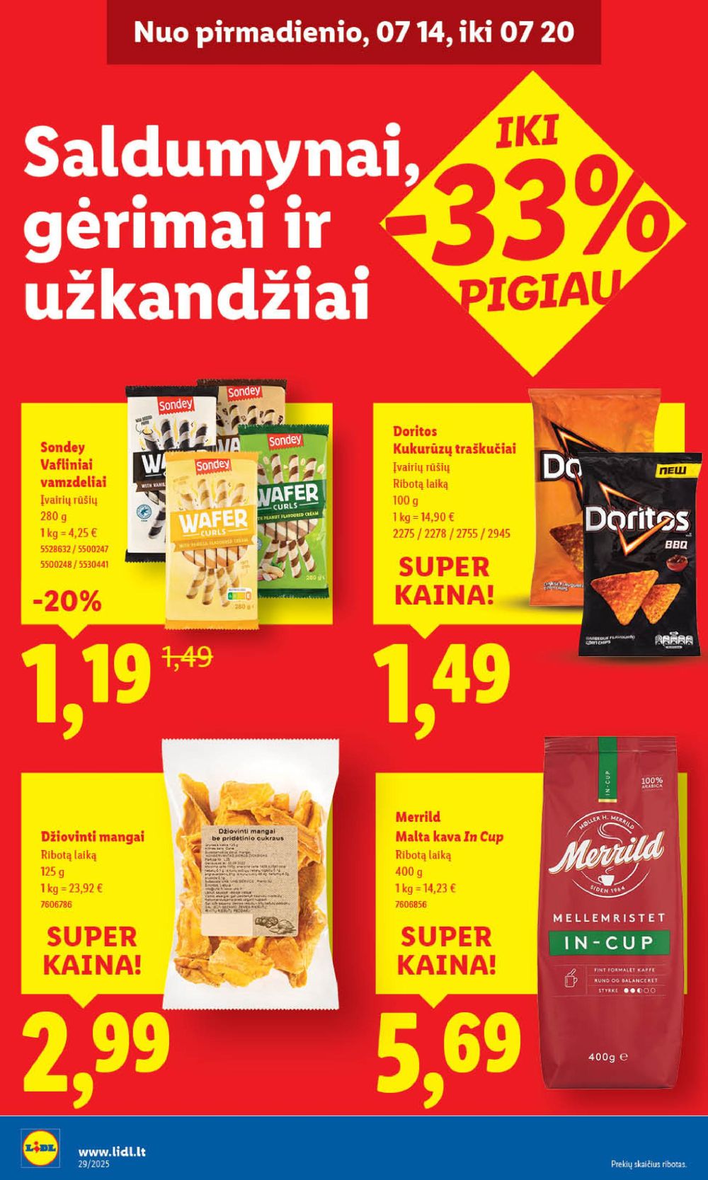 lidl - LIDL - Maisto prekių pasiūlymai (2025 07 17 - 2025 07 20) - page: 40 lidl - LIDL - Maisto prekių pasiūlymai (2025 07 17 - 2025 07 20) - page: 40