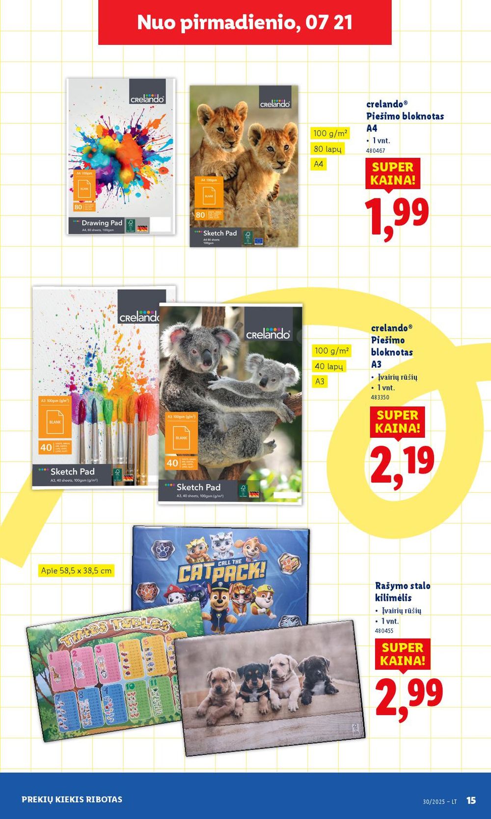 lidl - LIDL - Ne maisto prekių pasiūlymai (2025 07 21 - 2025 07 27) - page: 15 lidl - LIDL - Ne maisto prekių pasiūlymai (2025 07 21 - 2025 07 27) - page: 15