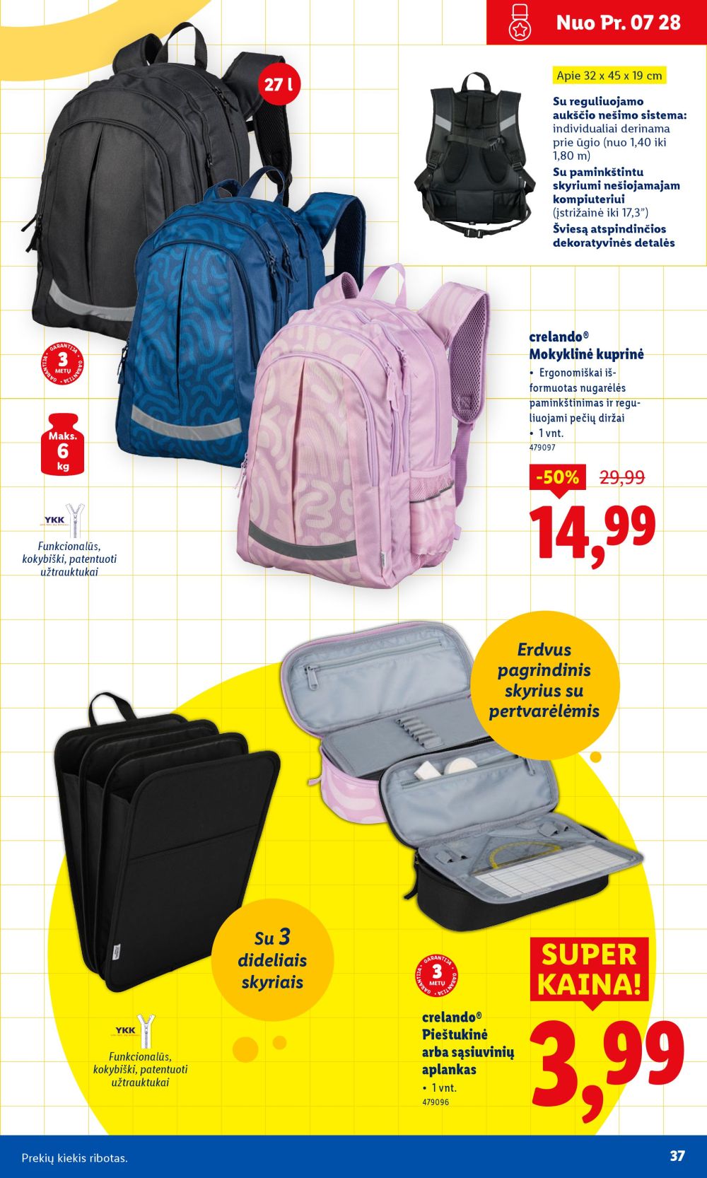 lidl - LIDL - Mokyklinių prekių katalogas (2025 07 21 -) - page: 37 lidl - LIDL - Mokyklinių prekių katalogas (2025 07 21 -) - page: 37