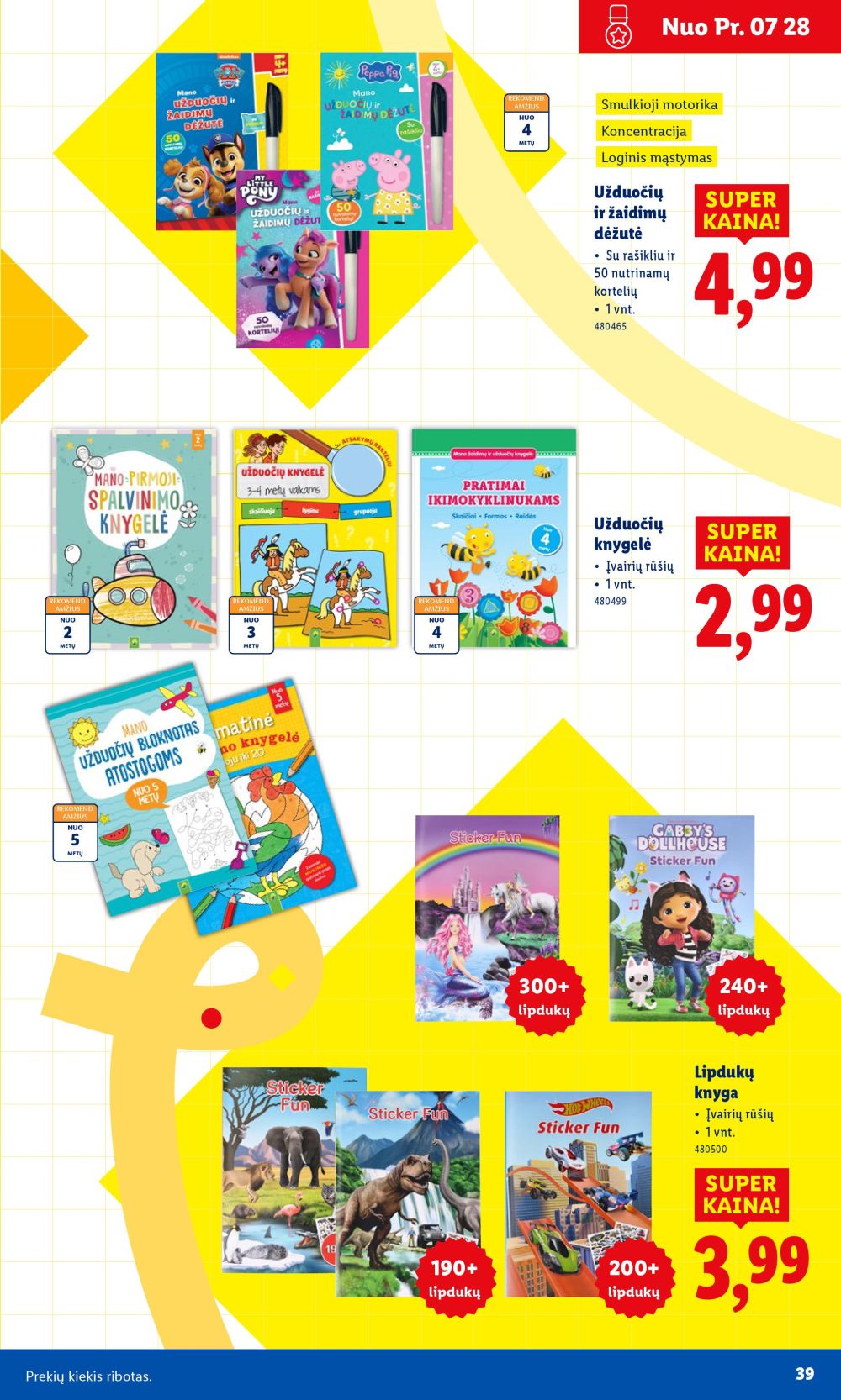 lidl - LIDL - Mokyklinių prekių katalogas (2025 07 21 -) - page: 39 lidl - LIDL - Mokyklinių prekių katalogas (2025 07 21 -) - page: 39