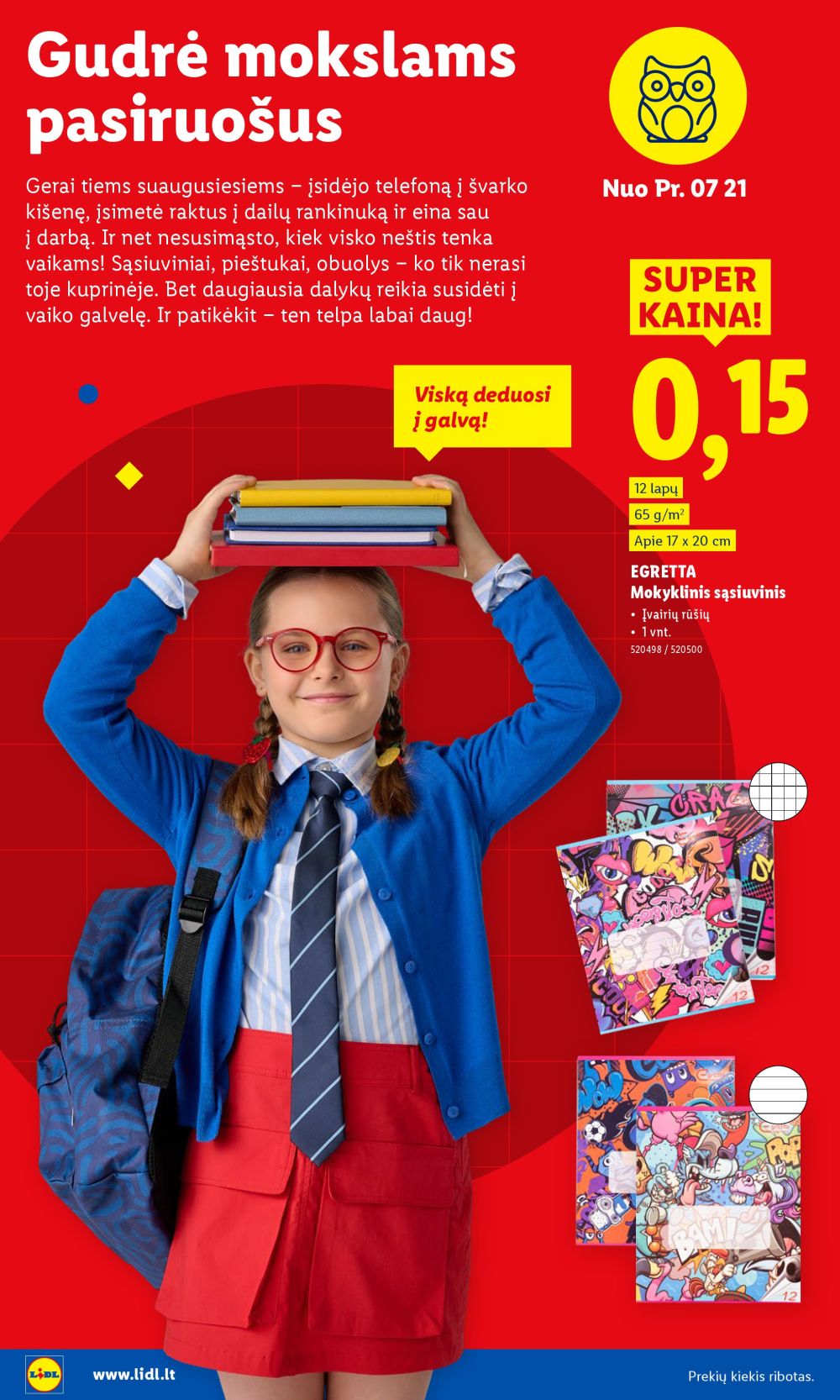 lidl - LIDL - Mokyklinių prekių katalogas (2025 07 21 -) - page: 6 lidl - LIDL - Mokyklinių prekių katalogas (2025 07 21 -) - page: 6