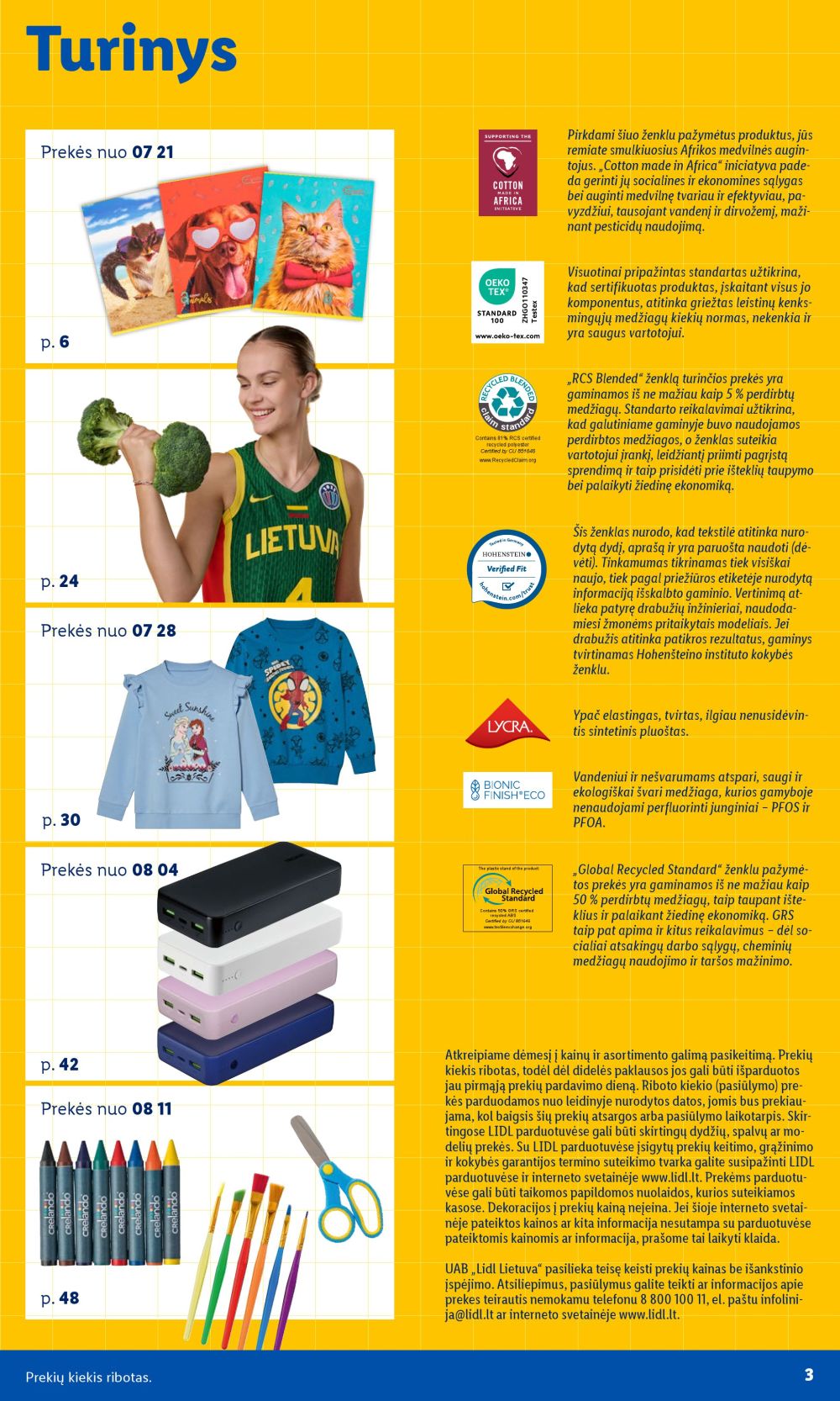 lidl - LIDL - Mokyklinių prekių katalogas (2025 07 21 -) - page: 3 lidl - LIDL - Mokyklinių prekių katalogas (2025 07 21 -) - page: 3