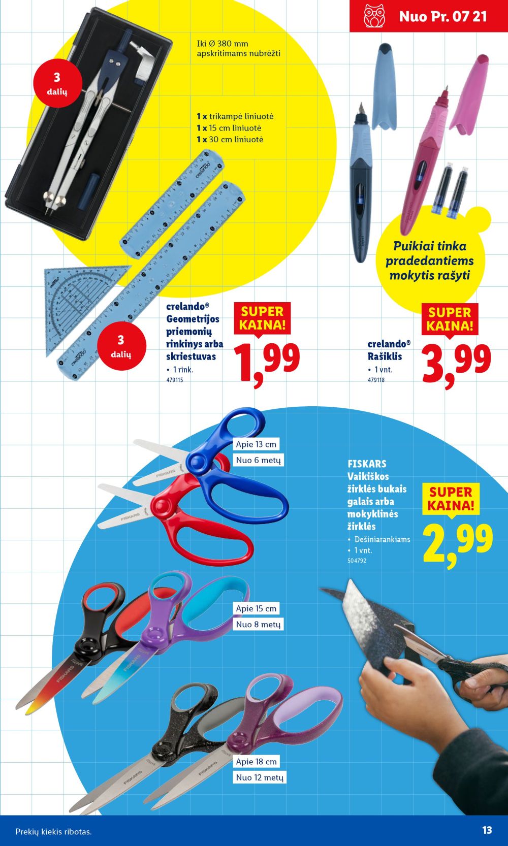 lidl - LIDL - Mokyklinių prekių katalogas (2025 07 21 -) - page: 13 lidl - LIDL - Mokyklinių prekių katalogas (2025 07 21 -) - page: 13