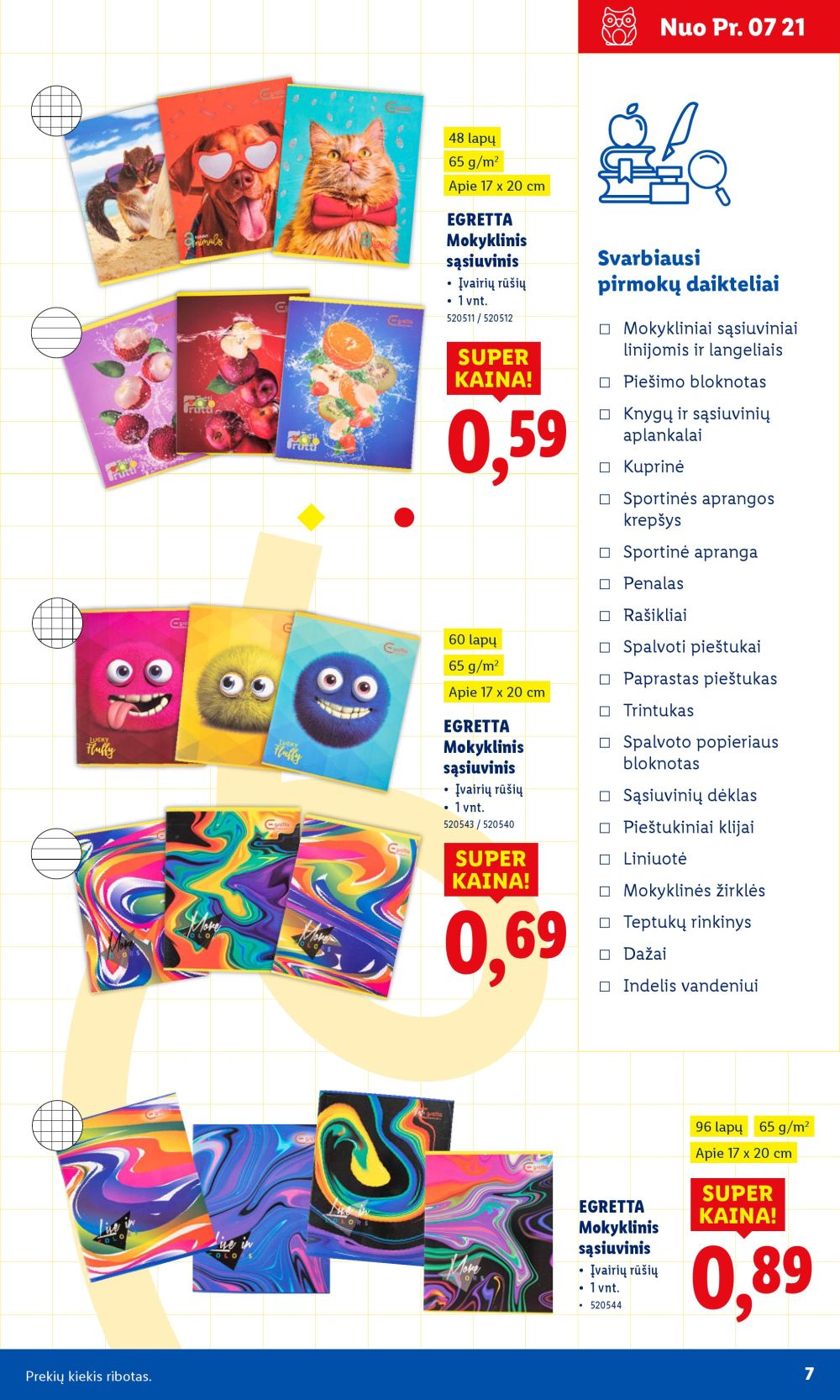 lidl - LIDL - Mokyklinių prekių katalogas (2025 07 21 -) - page: 7 lidl - LIDL - Mokyklinių prekių katalogas (2025 07 21 -) - page: 7