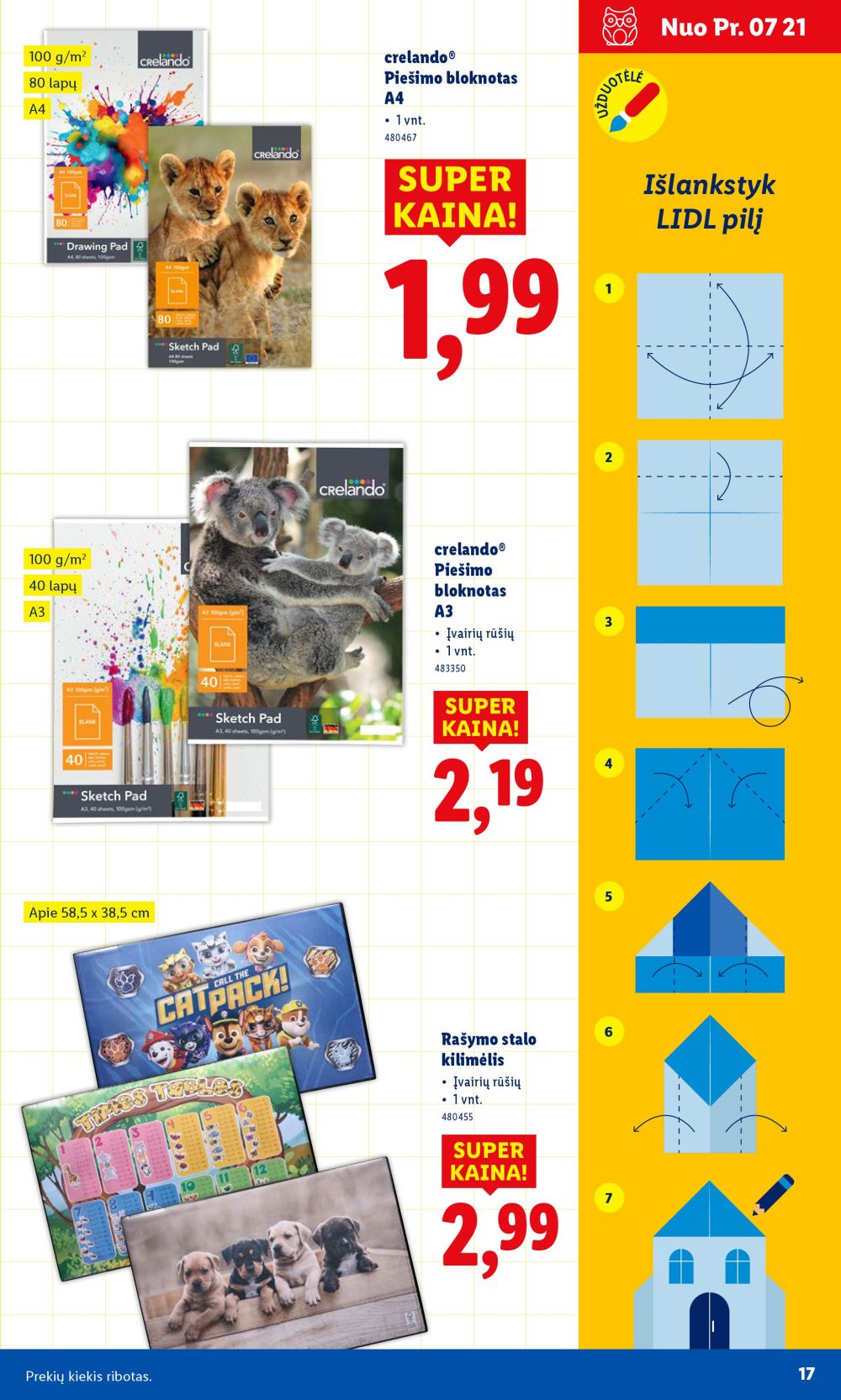 lidl - LIDL - Mokyklinių prekių katalogas (2025 07 21 -) - page: 17 lidl - LIDL - Mokyklinių prekių katalogas (2025 07 21 -) - page: 17