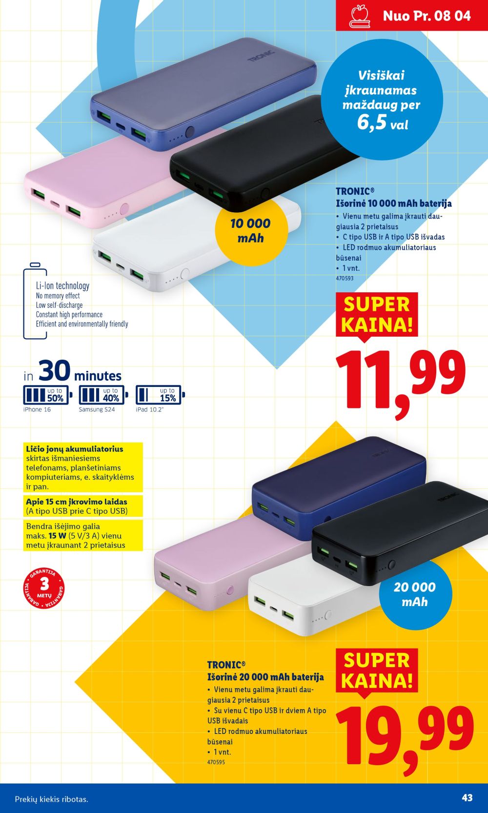 lidl - LIDL - Mokyklinių prekių katalogas (2025 07 21 -) - page: 43 lidl - LIDL - Mokyklinių prekių katalogas (2025 07 21 -) - page: 43