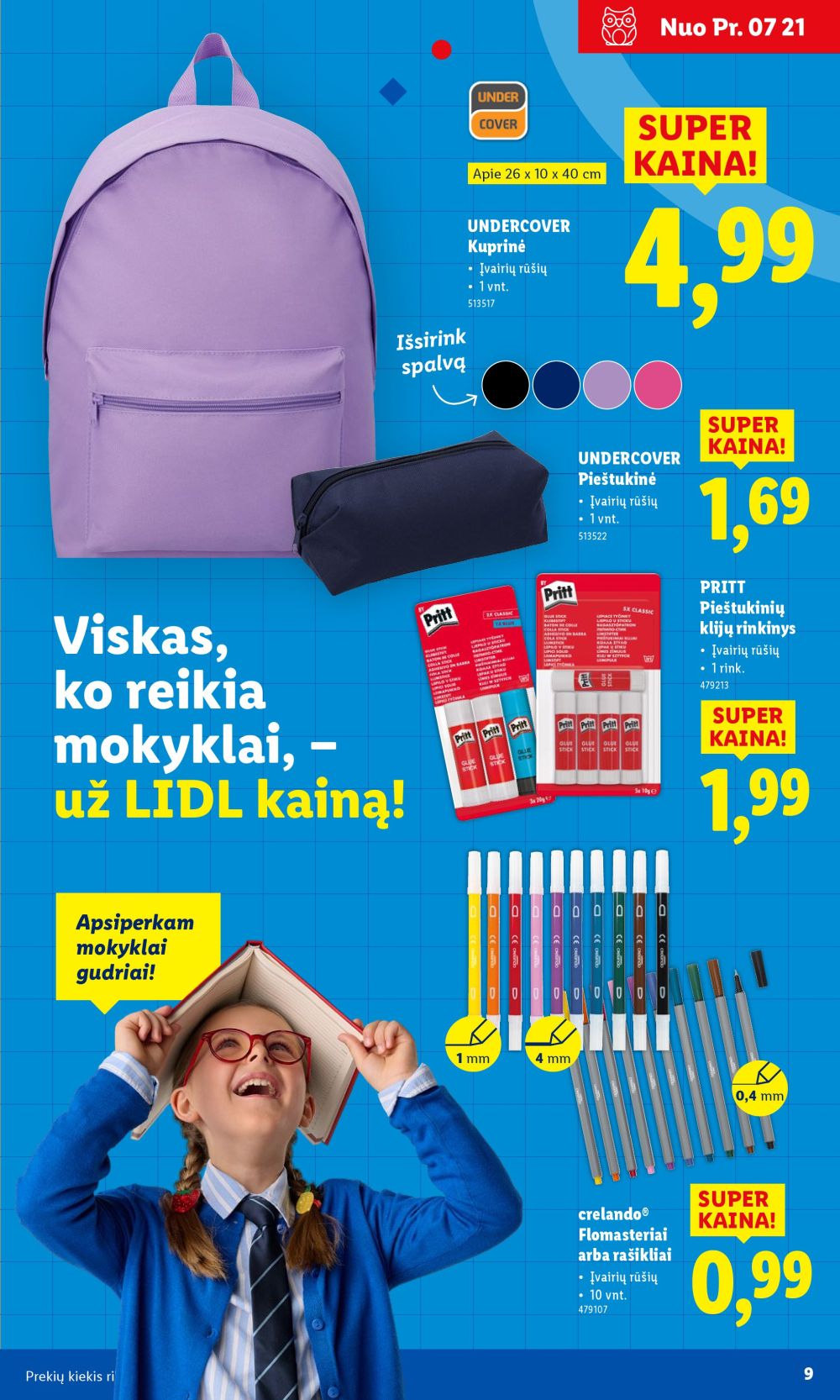 lidl - LIDL - Mokyklinių prekių katalogas (2025 07 21 -) - page: 9 lidl - LIDL - Mokyklinių prekių katalogas (2025 07 21 -) - page: 9