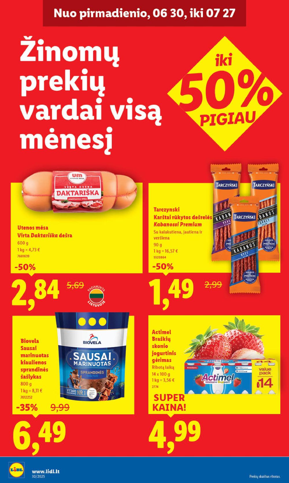 lidl - LIDL - Maisto prekių pasiūlymai (2025 07 24 - 2025 07 27) - page: 30 lidl - LIDL - Maisto prekių pasiūlymai (2025 07 24 - 2025 07 27) - page: 30