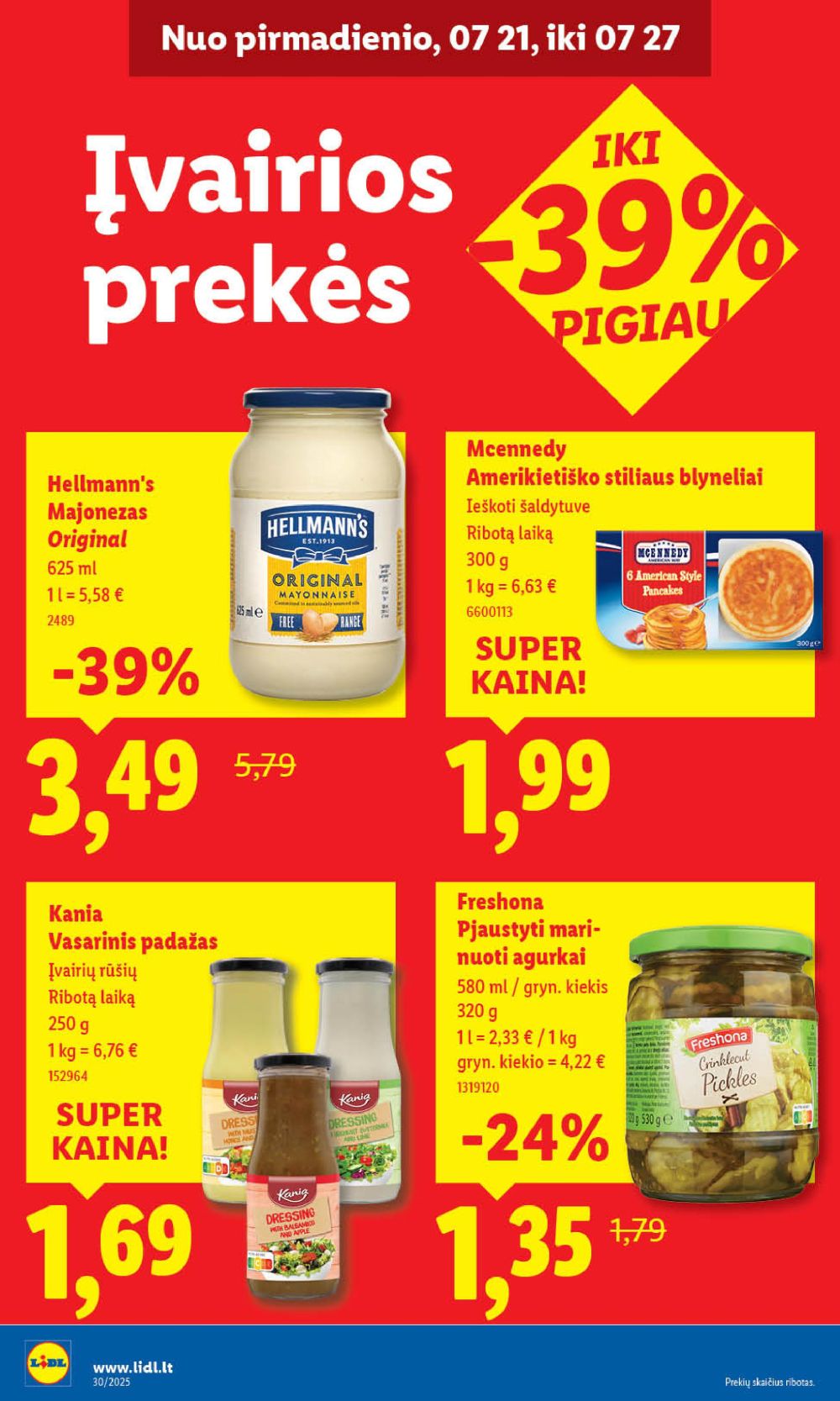 lidl - LIDL - Maisto prekių pasiūlymai (2025 07 24 - 2025 07 27) - page: 38 lidl - LIDL - Maisto prekių pasiūlymai (2025 07 24 - 2025 07 27) - page: 38