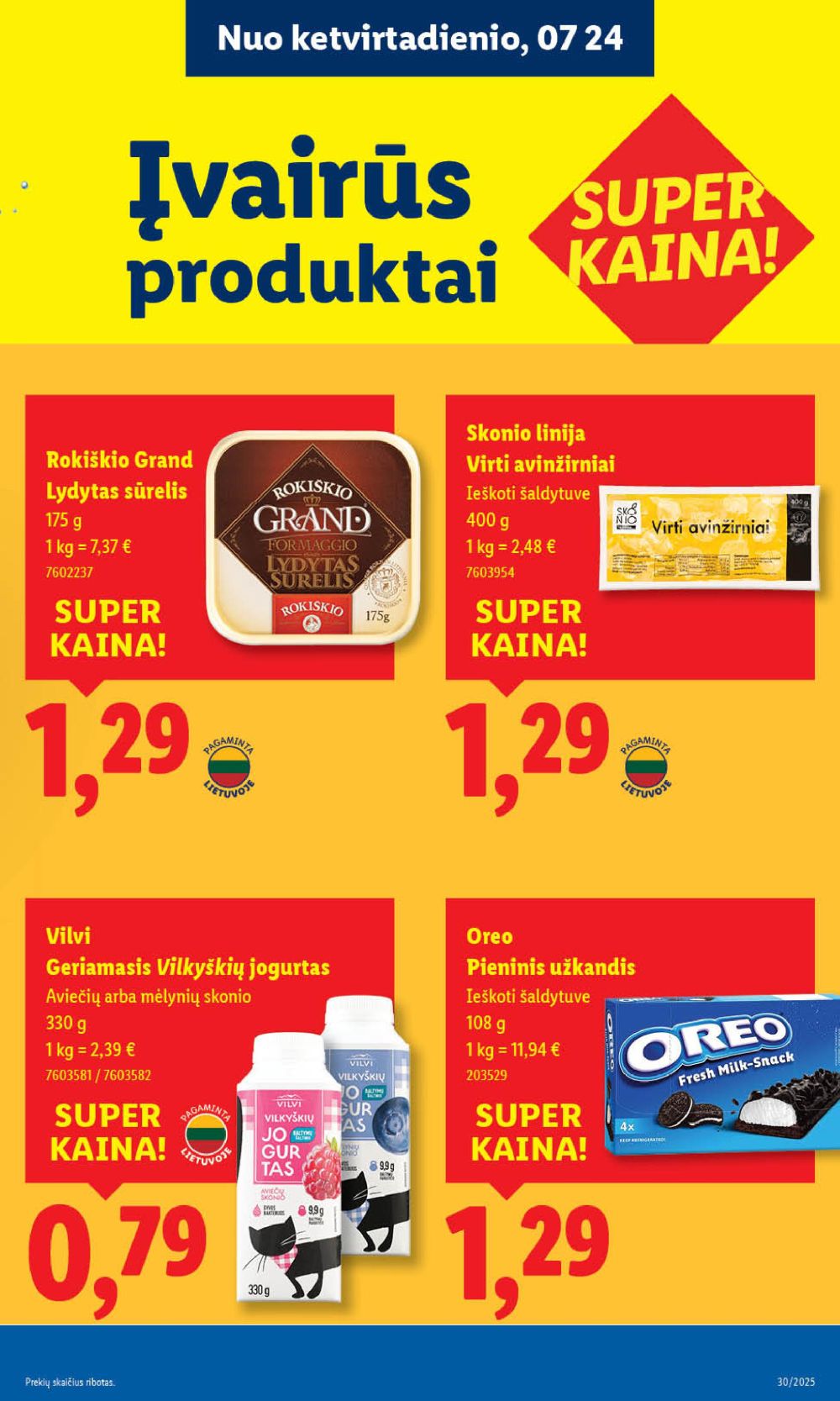 lidl - LIDL - Maisto prekių pasiūlymai (2025 07 24 - 2025 07 27) - page: 16 lidl - LIDL - Maisto prekių pasiūlymai (2025 07 24 - 2025 07 27) - page: 16