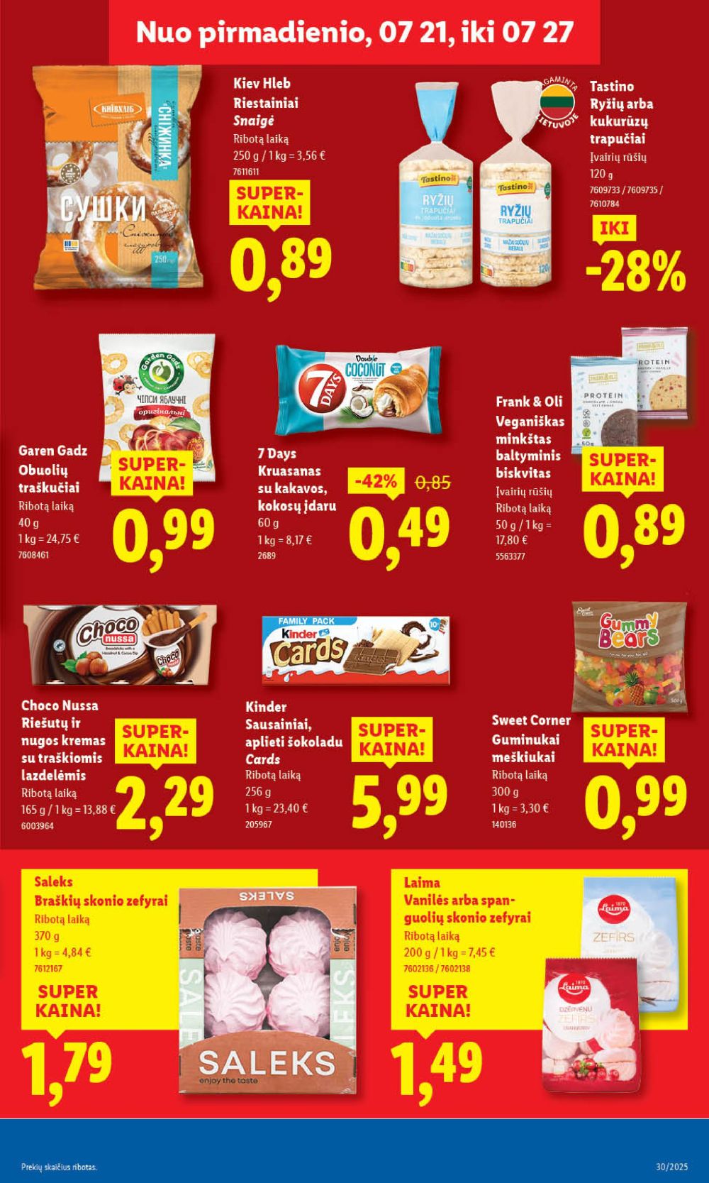 lidl - LIDL - Maisto prekių pasiūlymai (2025 07 24 - 2025 07 27) - page: 43 lidl - LIDL - Maisto prekių pasiūlymai (2025 07 24 - 2025 07 27) - page: 43